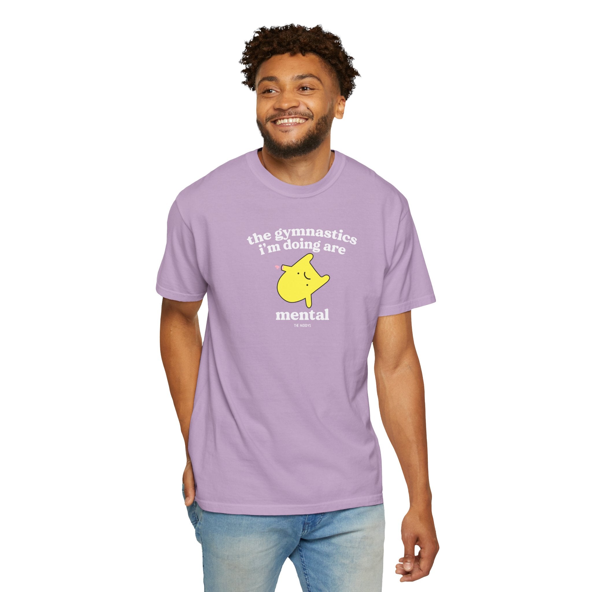 the gymnastics i'm doing are mental t-shirt
