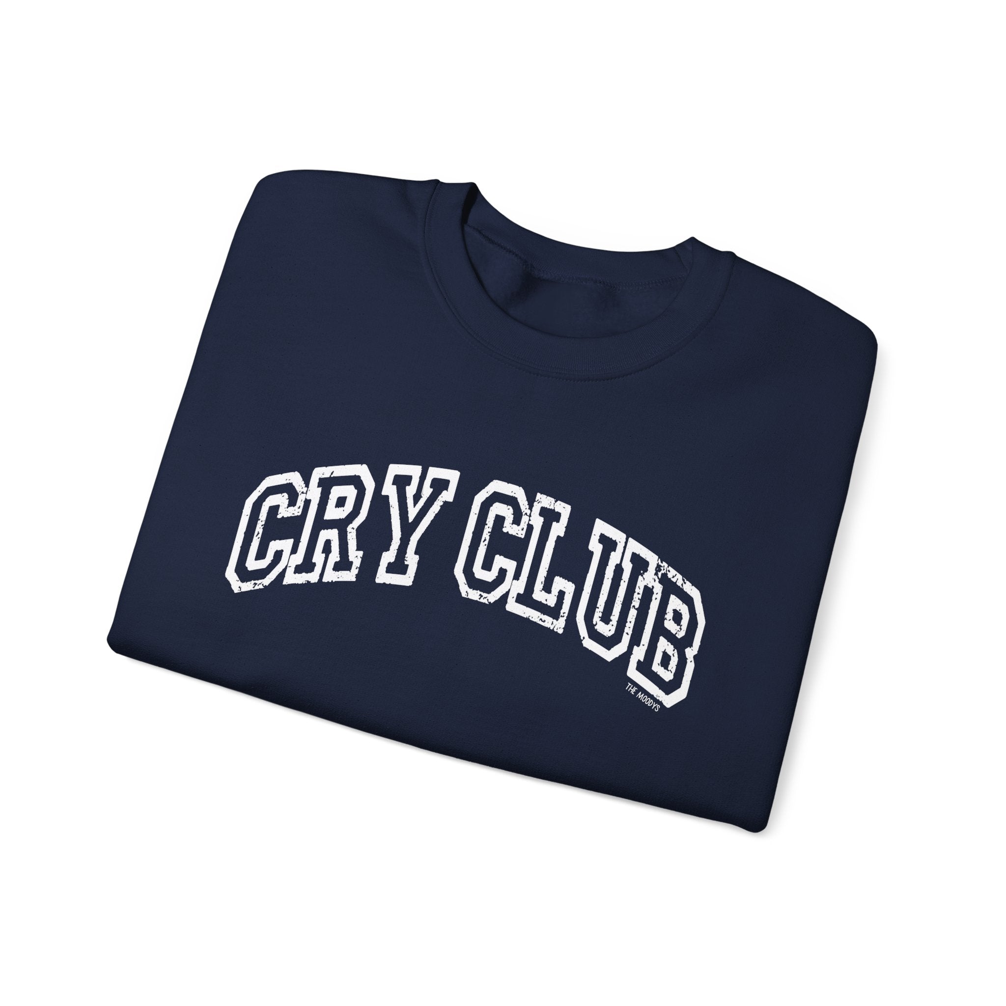 cry club crewneck sweatshirt