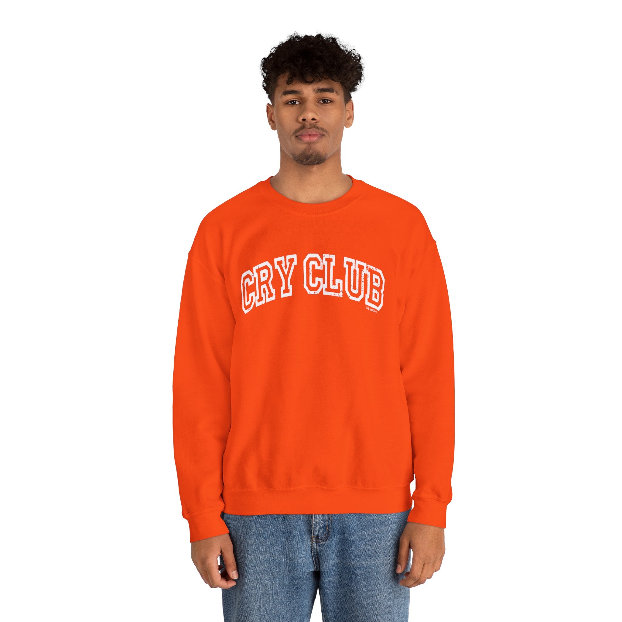 cry club crewneck sweatshirt
