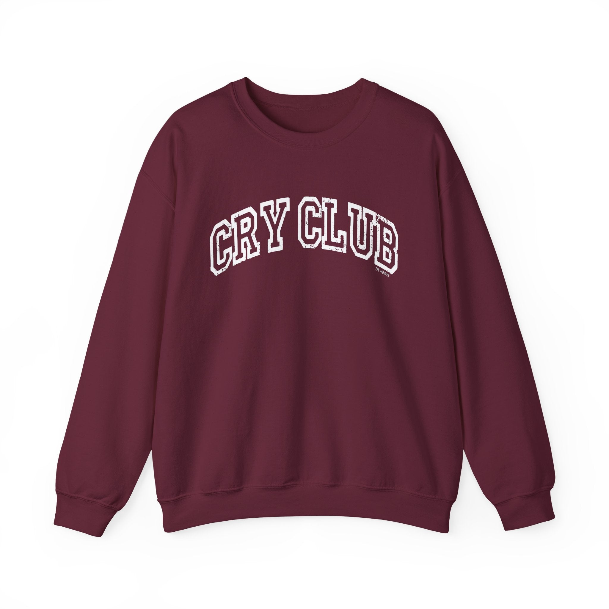 cry club crewneck sweatshirt
