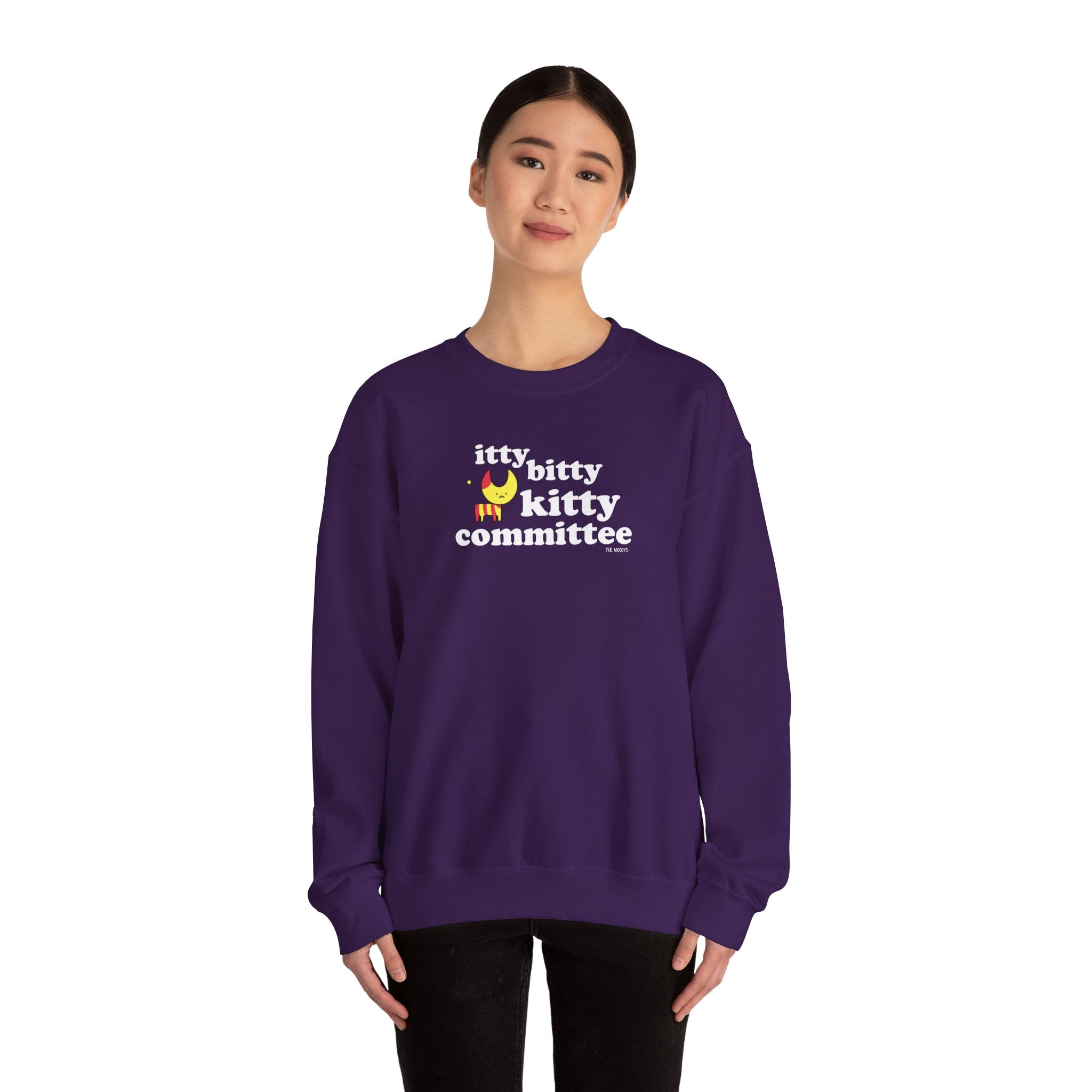 itty bitty kitty committee - crewneck sweatshirt - unisex
