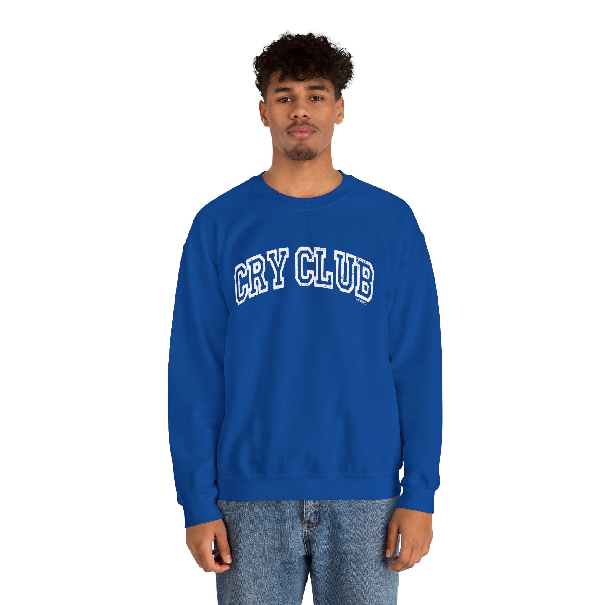 cry club crewneck sweatshirt