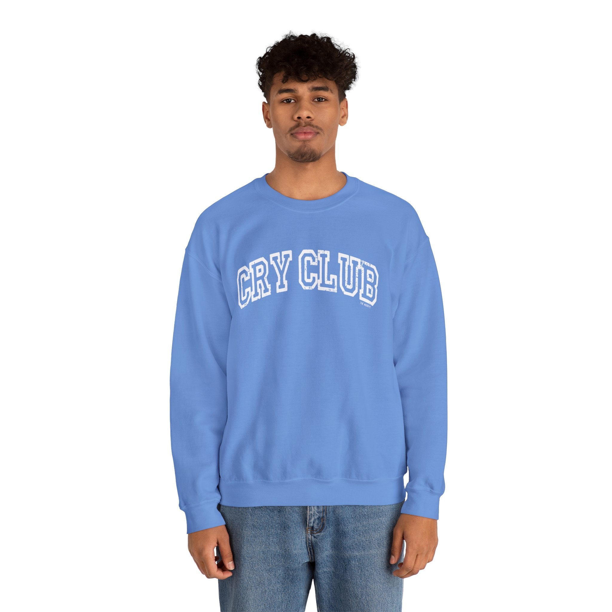 cry club crewneck sweatshirt