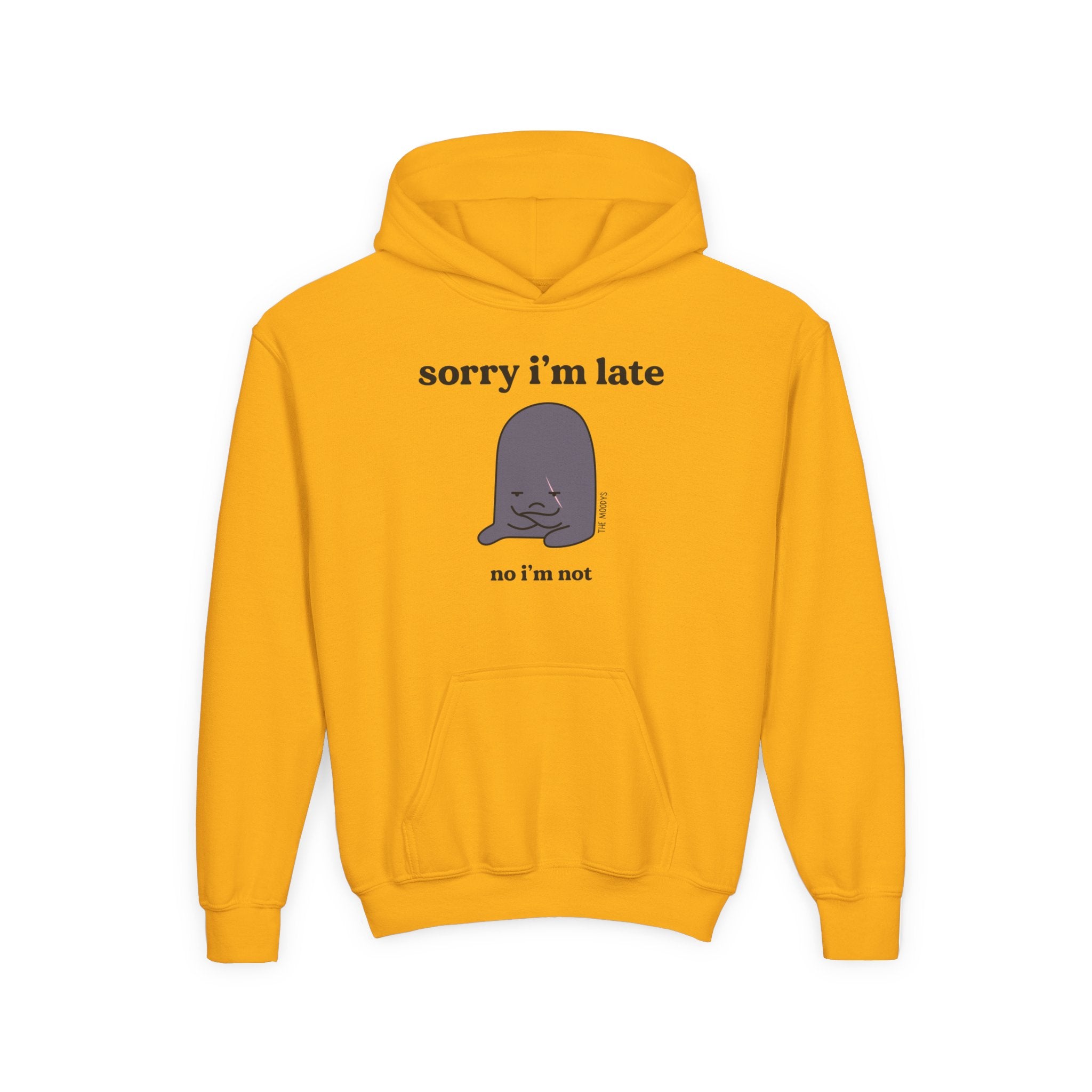 SORRY I'M LATE YOUTH HOODIE