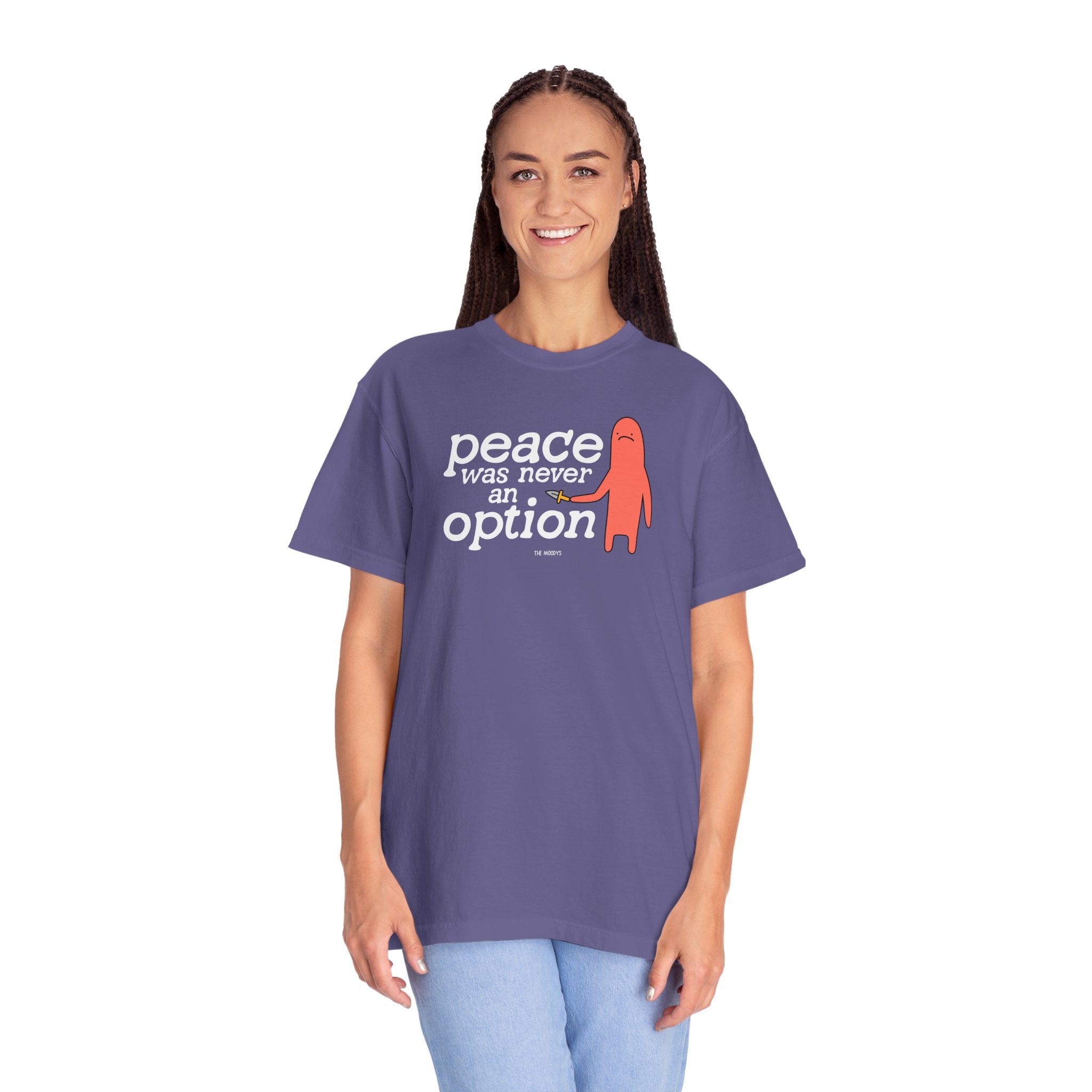 peace was never an option t-shirt