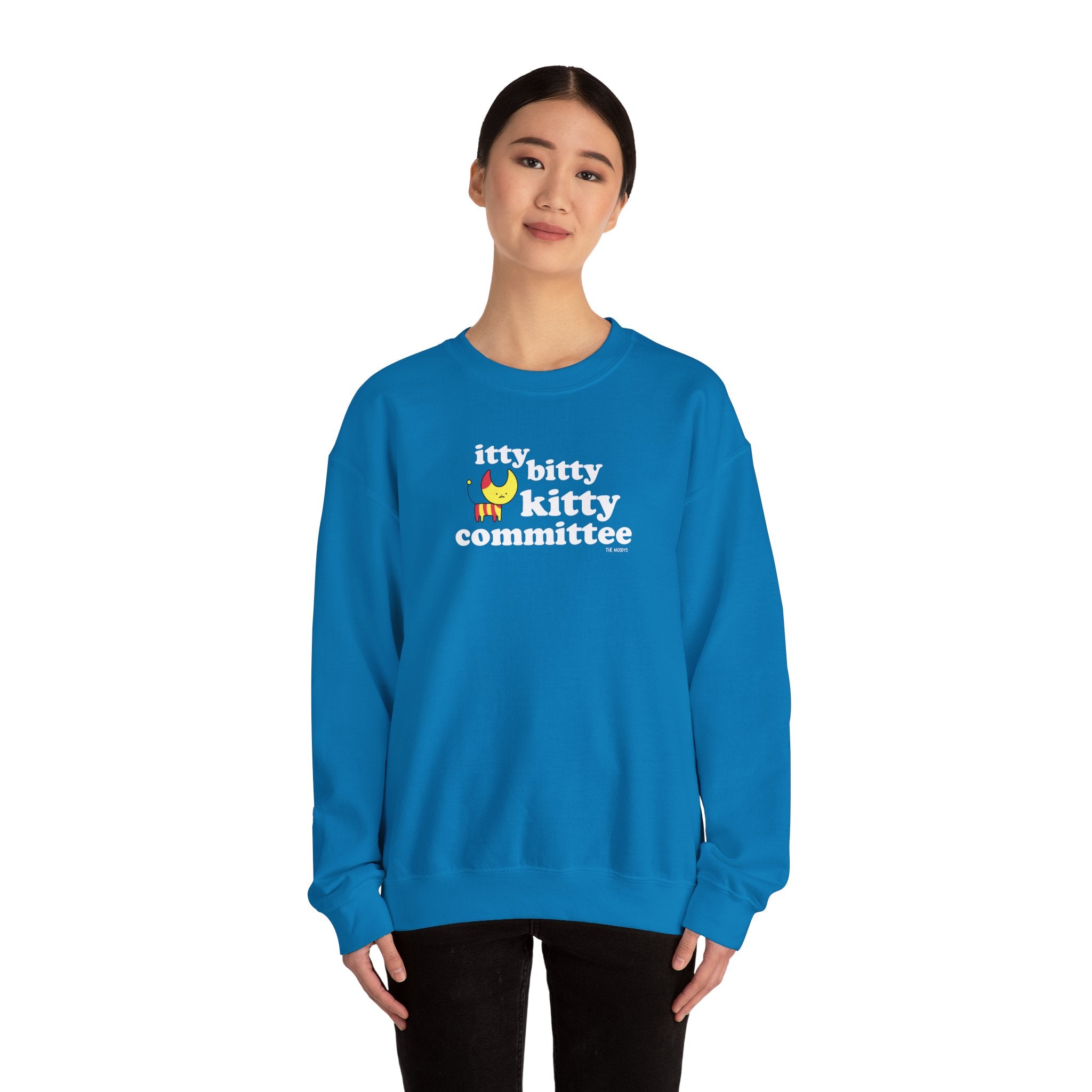 itty bitty kitty committee - crewneck sweatshirt - unisex