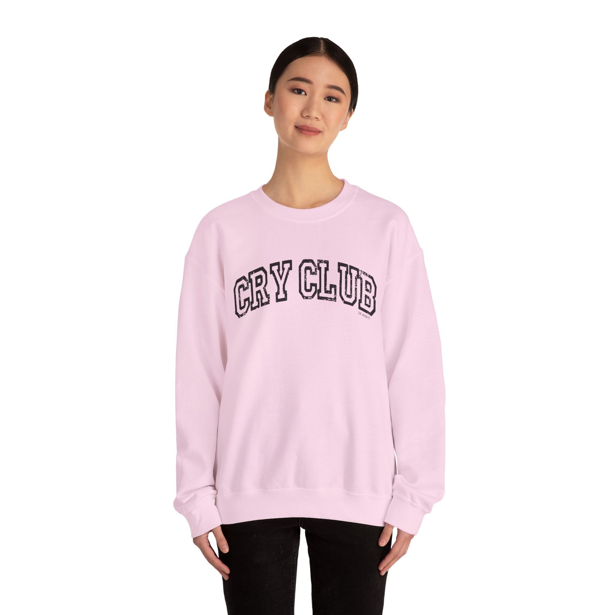 cry club crewneck sweatshirt