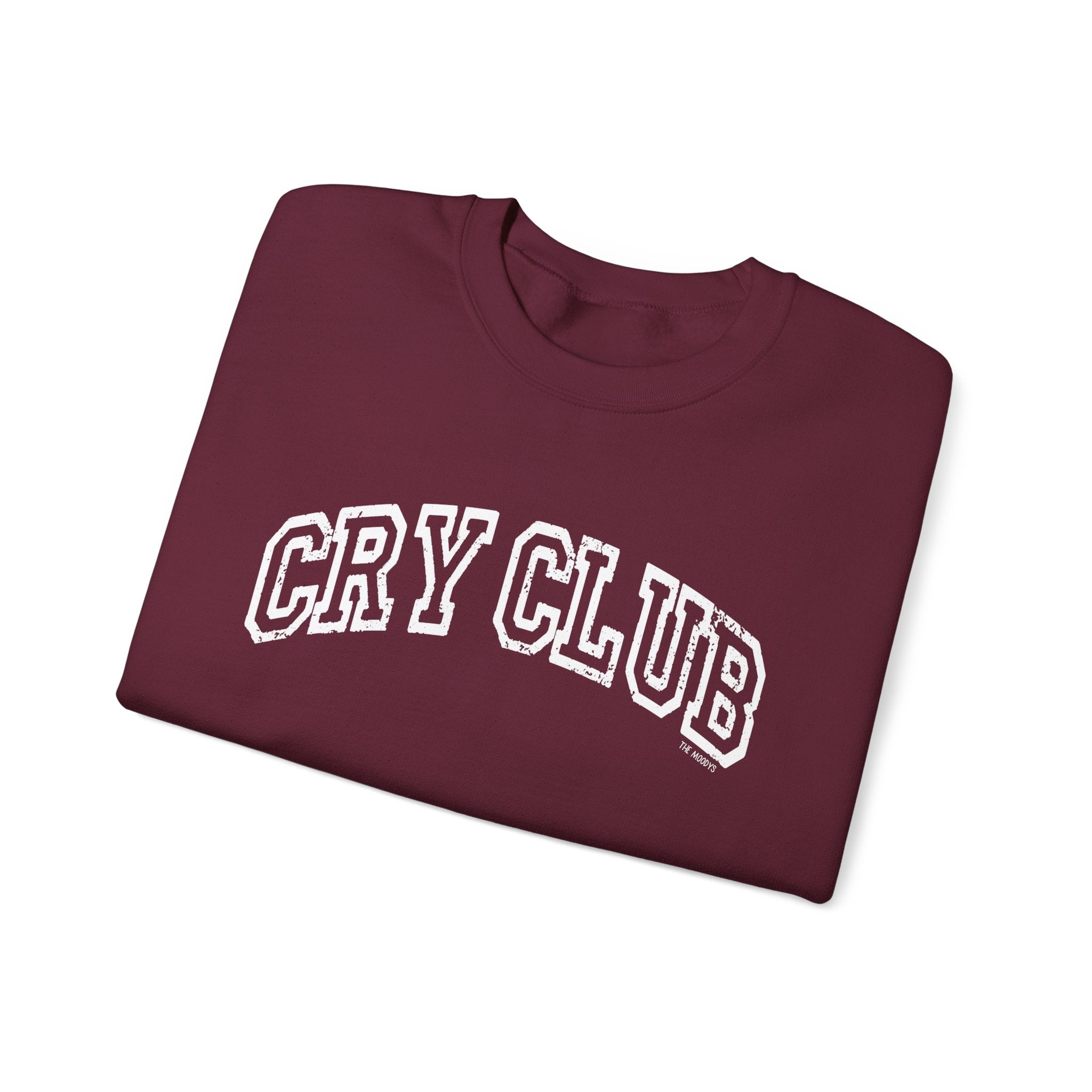 cry club crewneck sweatshirt