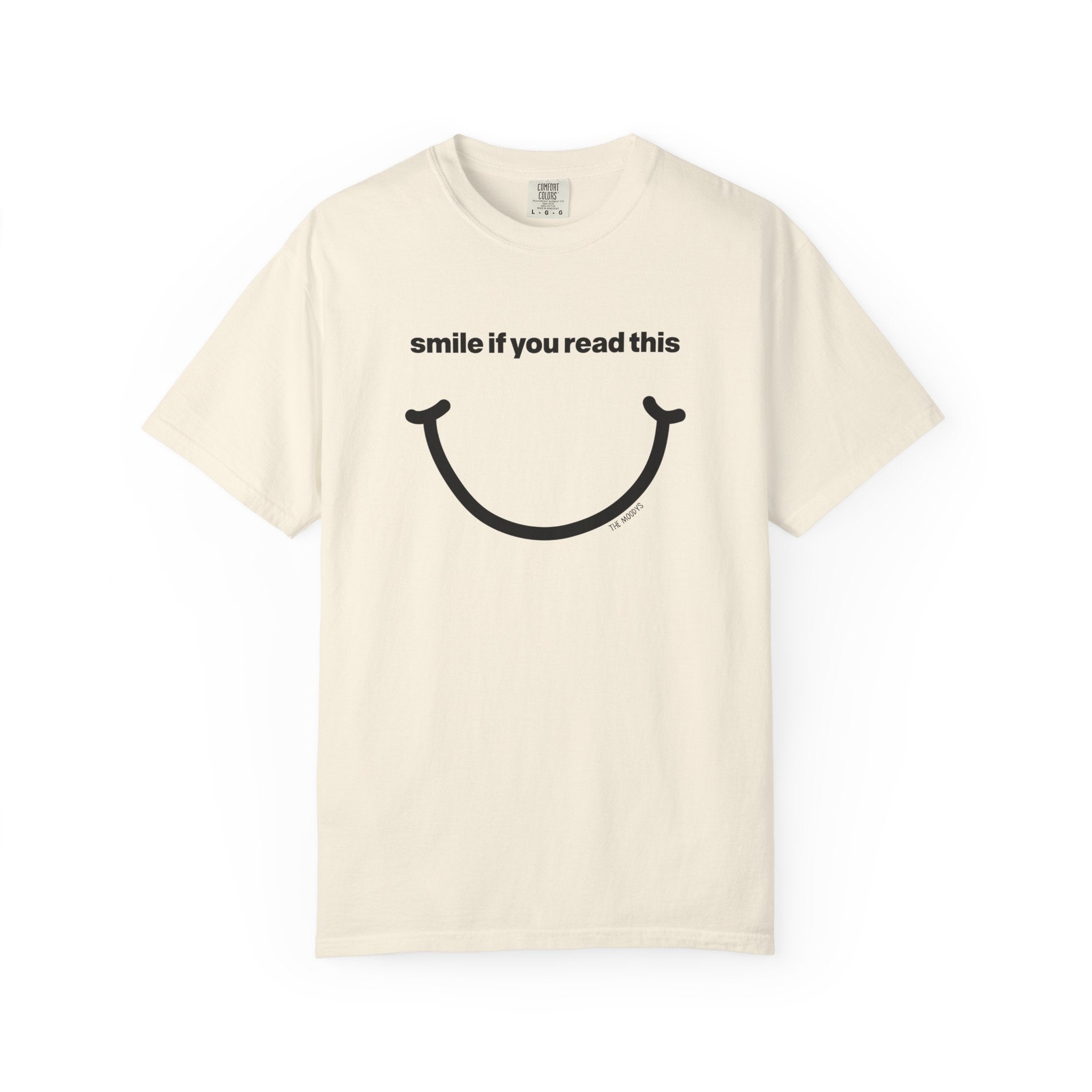 smile if you read this t-shirt