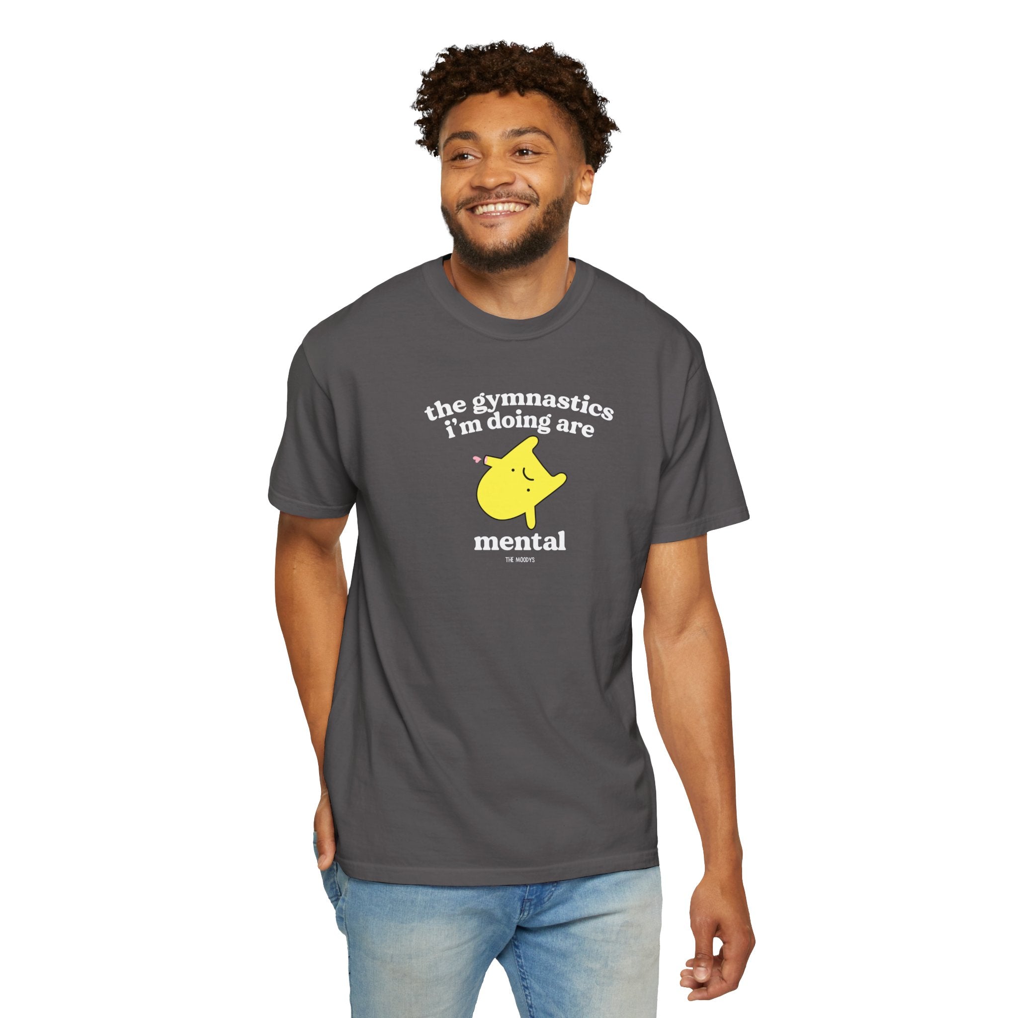 the gymnastics i'm doing are mental t-shirt
