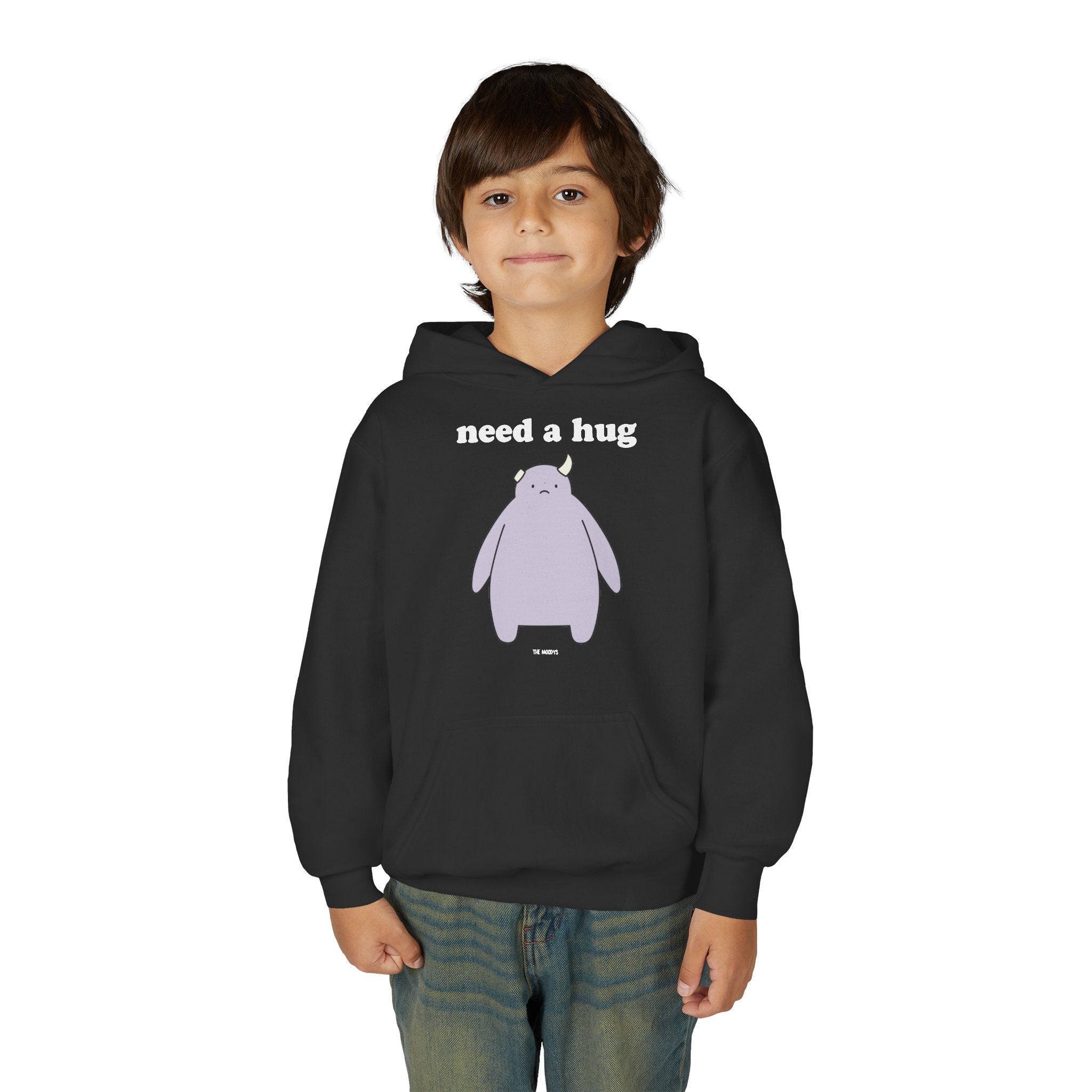 NEED A HUG YOUTH HOODIE