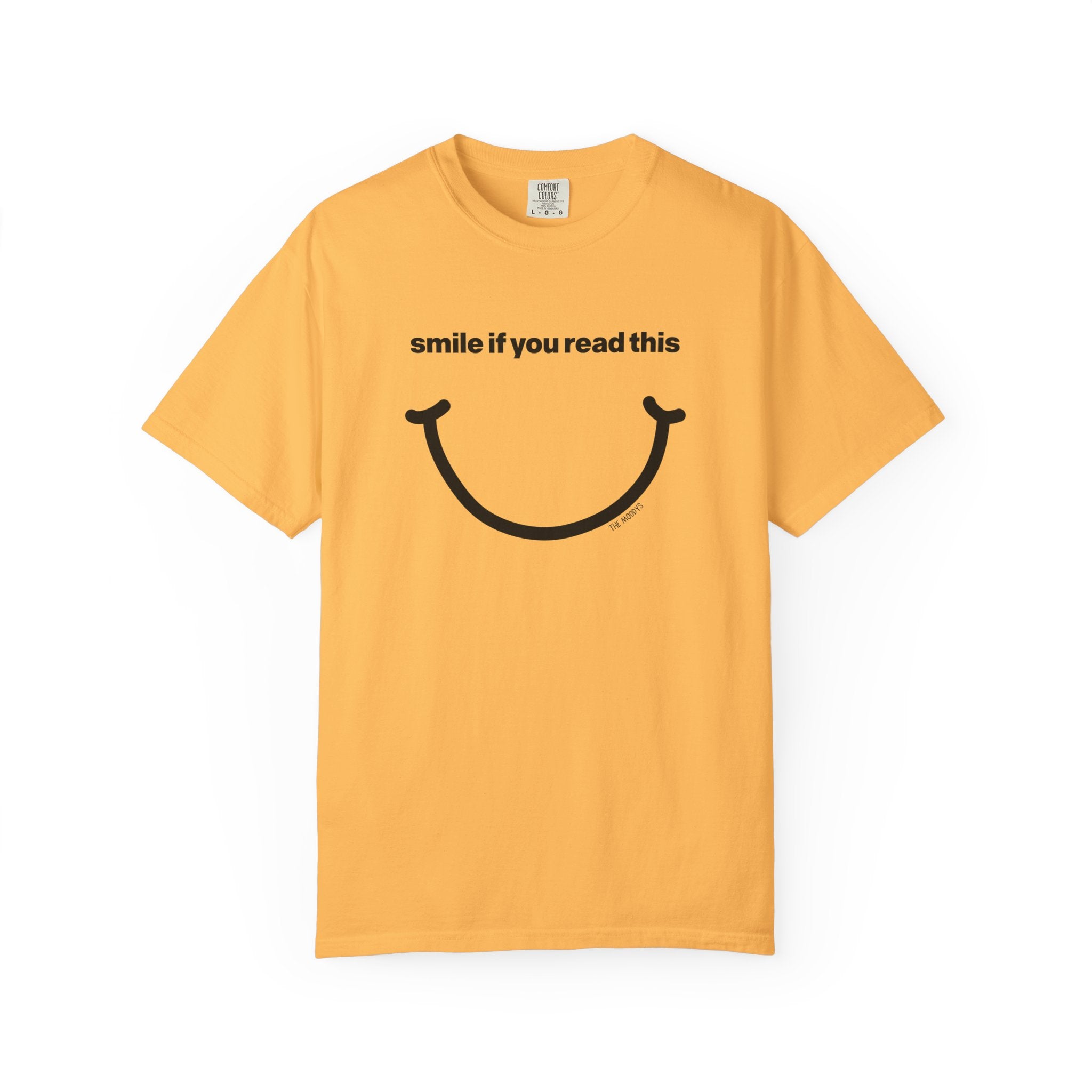 smile if you read this t-shirt