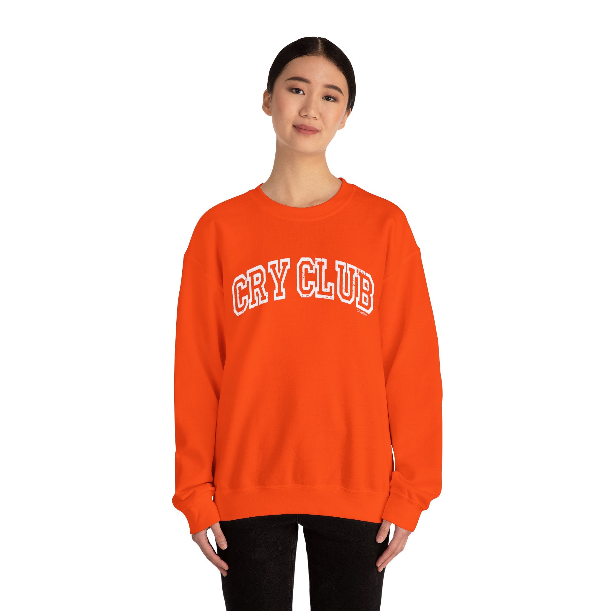 cry club crewneck sweatshirt