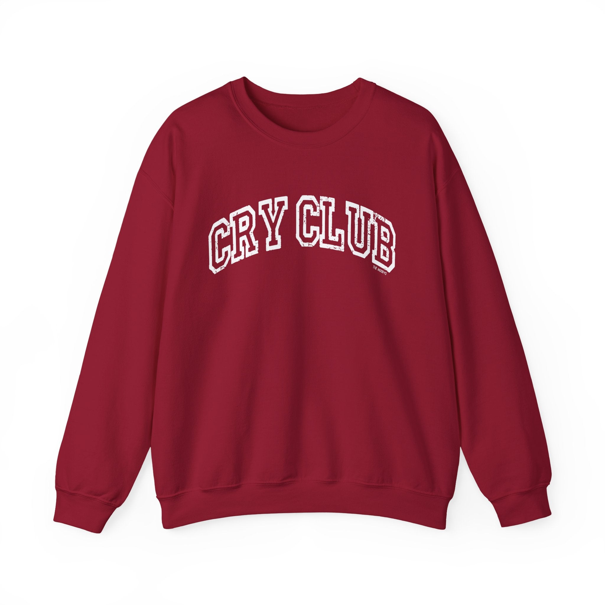 cry club crewneck sweatshirt