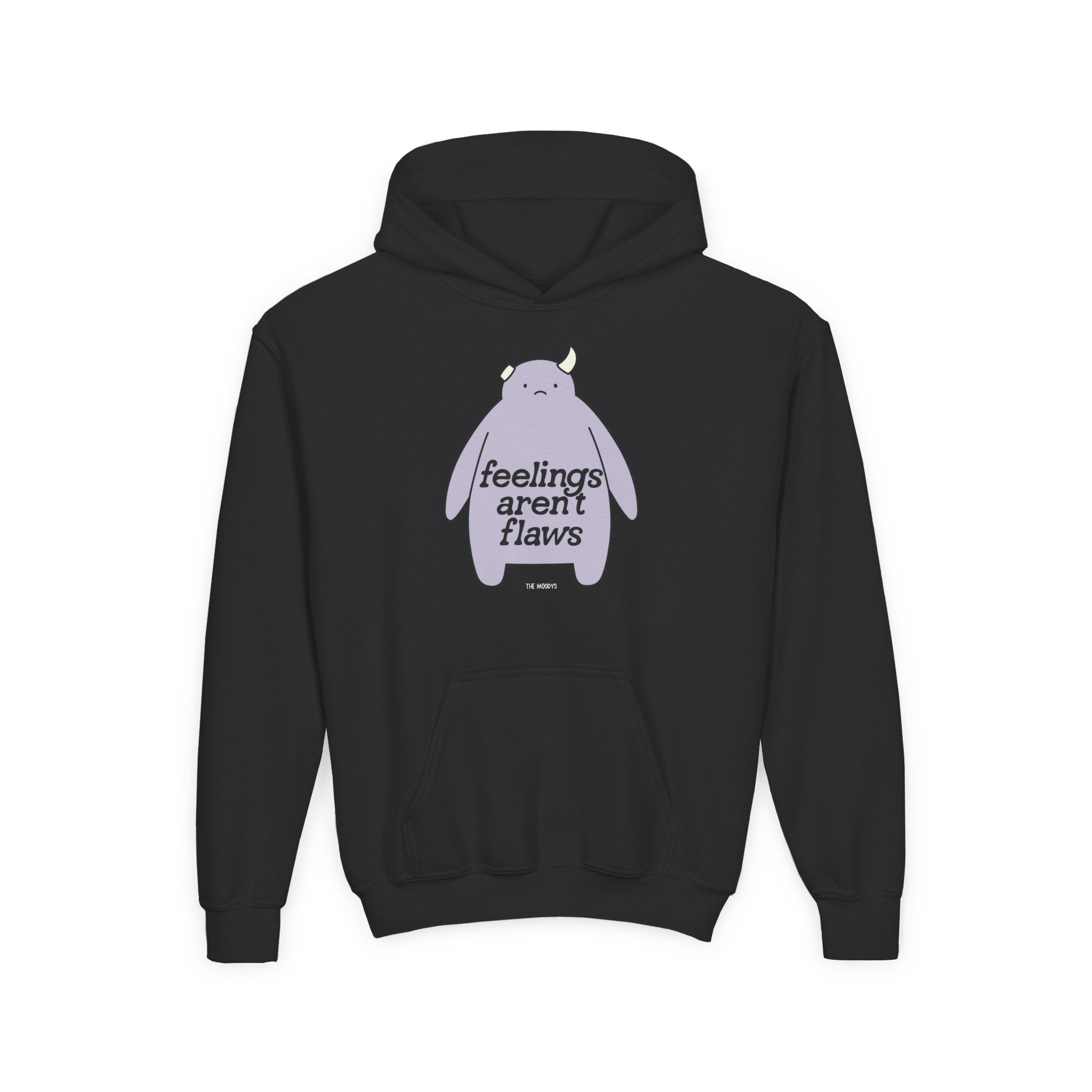 FEELINGS AREN'T FLAWS YOUTH HOODIE