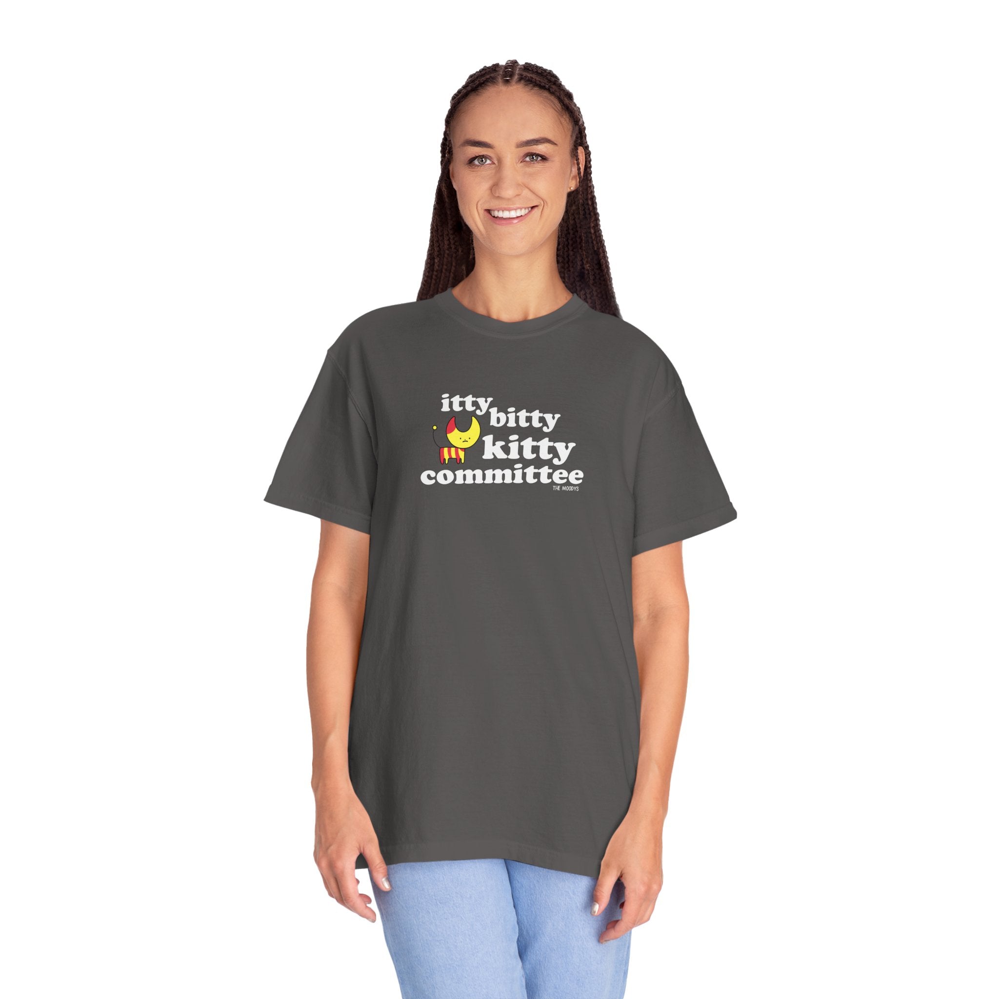 itty bitty kitty committee t-shirt