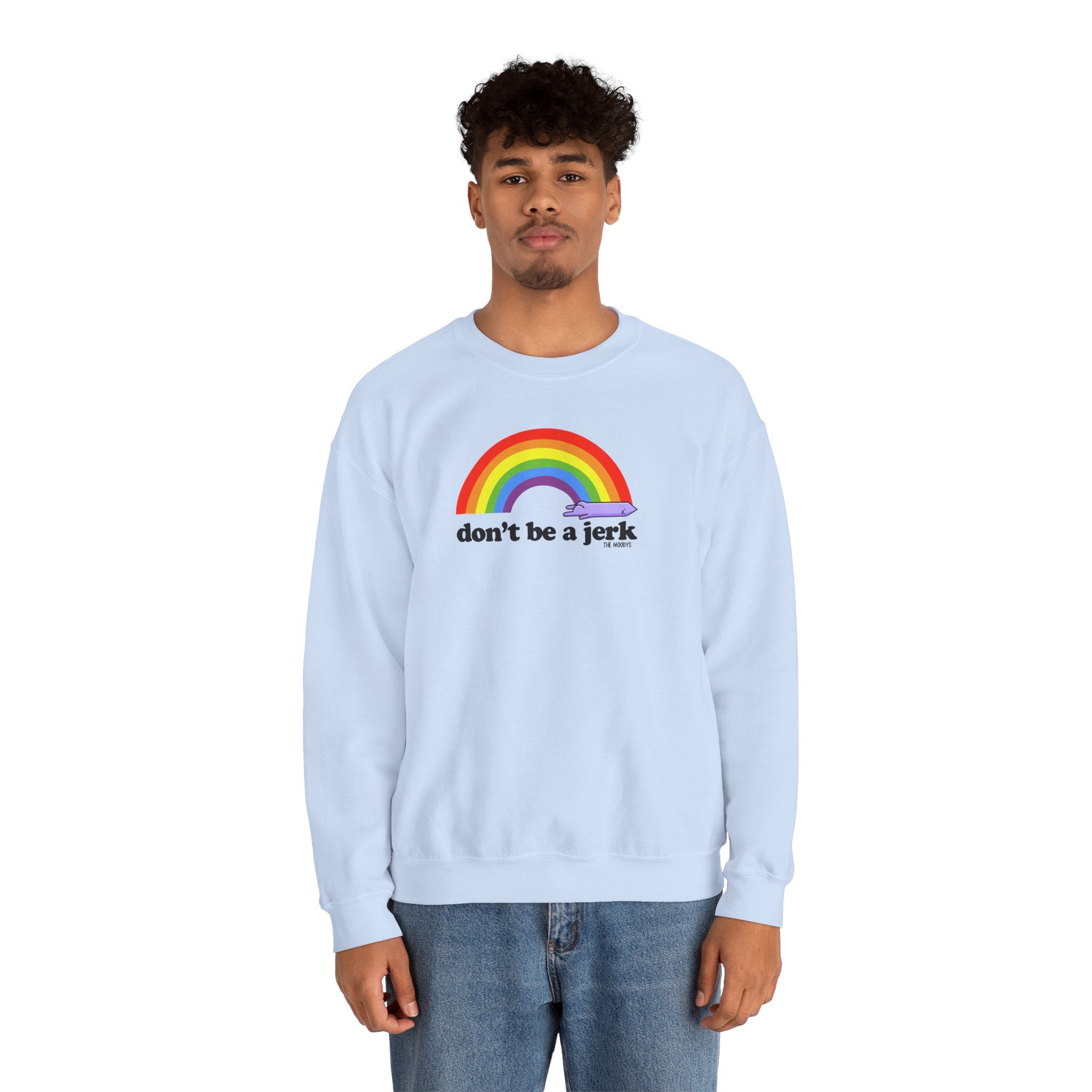 don't be a jerk - crewneck sweatshirt - unisex