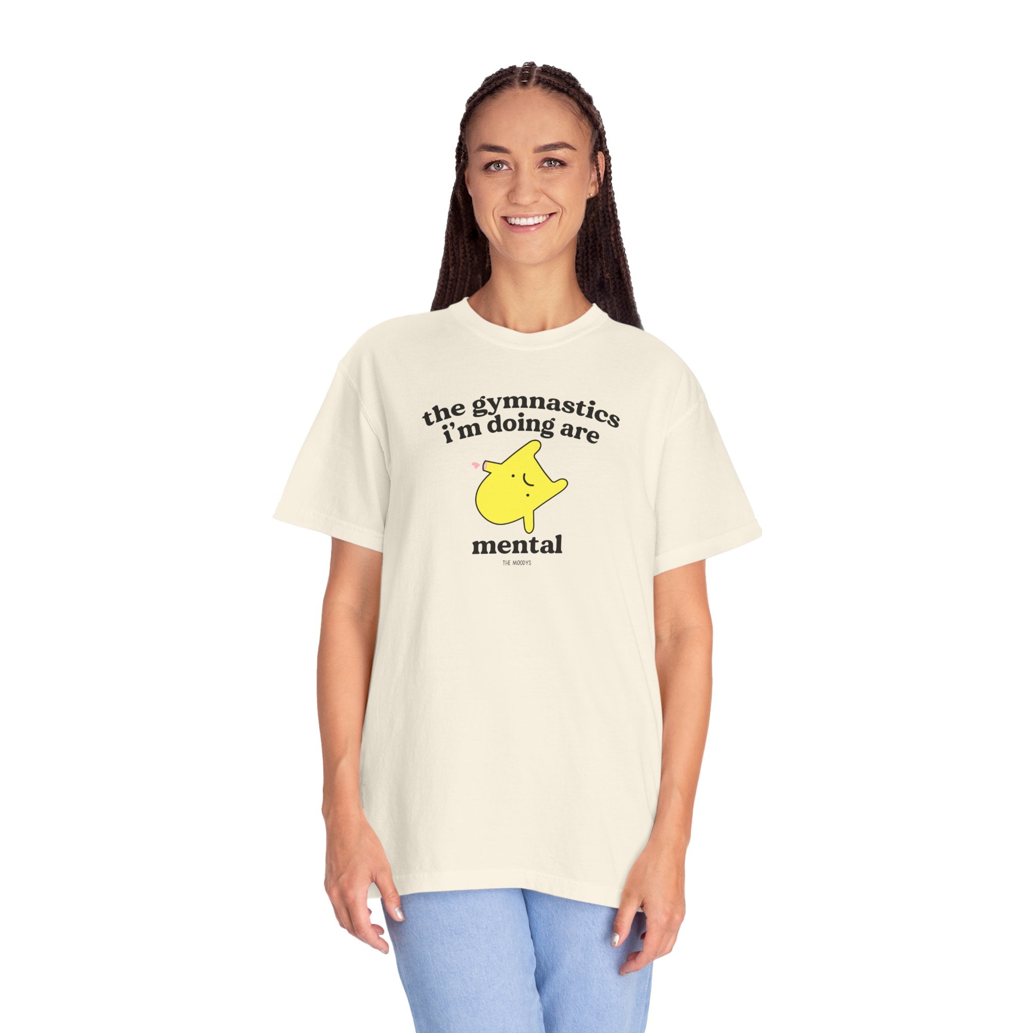the gymnastics i'm doing are mental t-shirt