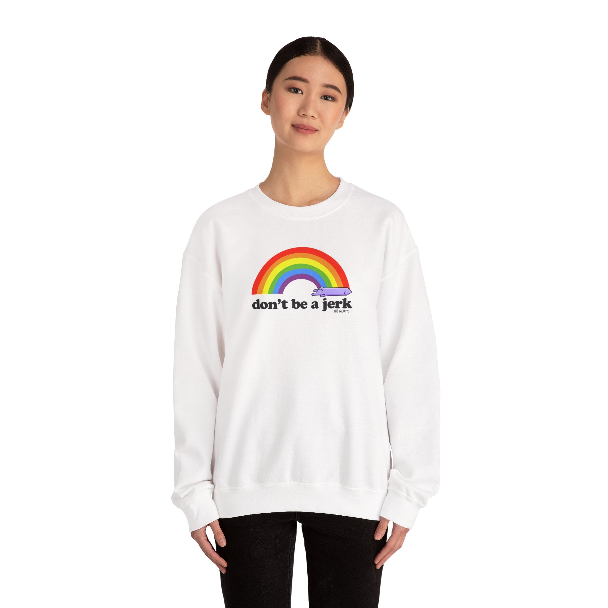 don't be a jerk - crewneck sweatshirt - unisex