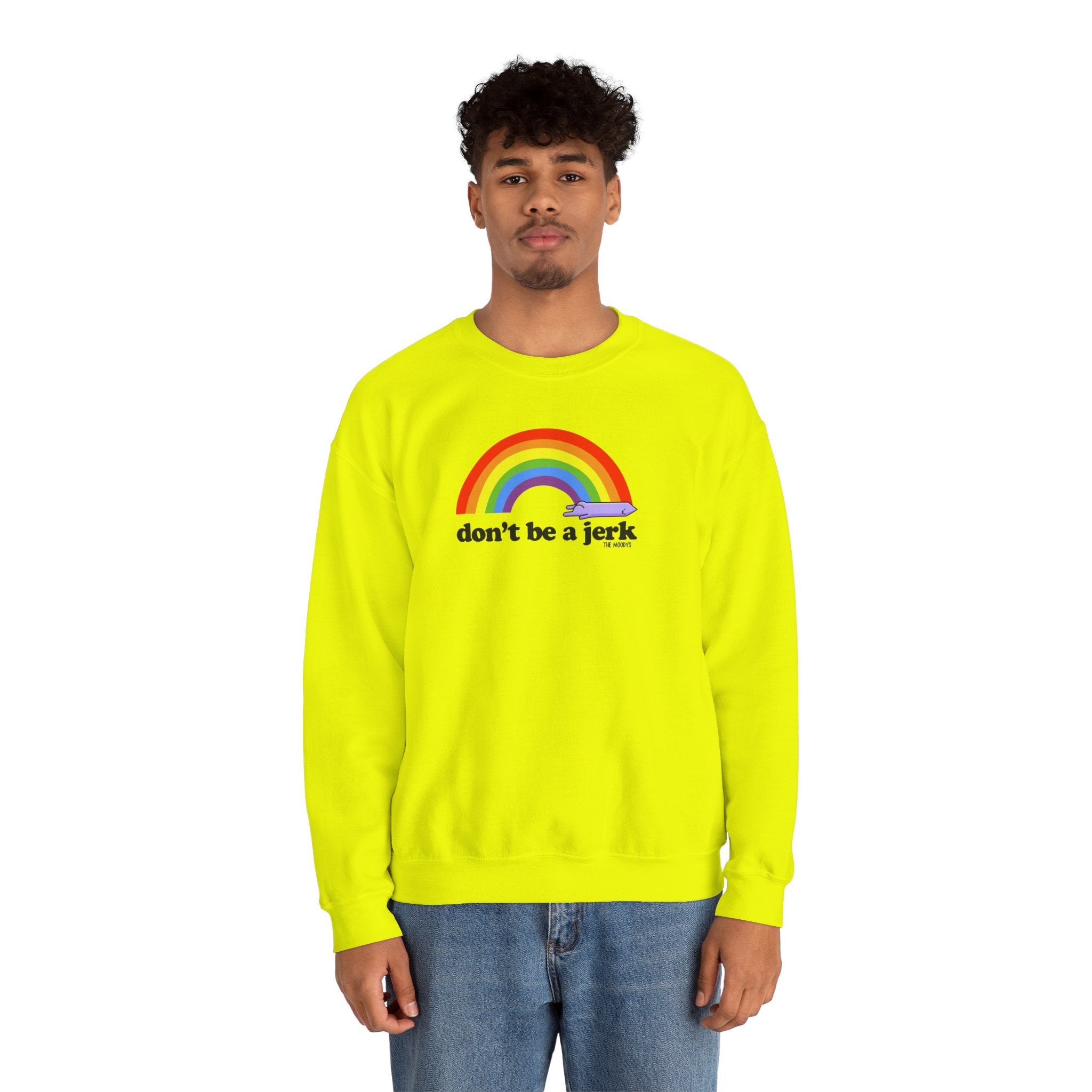 don't be a jerk - crewneck sweatshirt - unisex