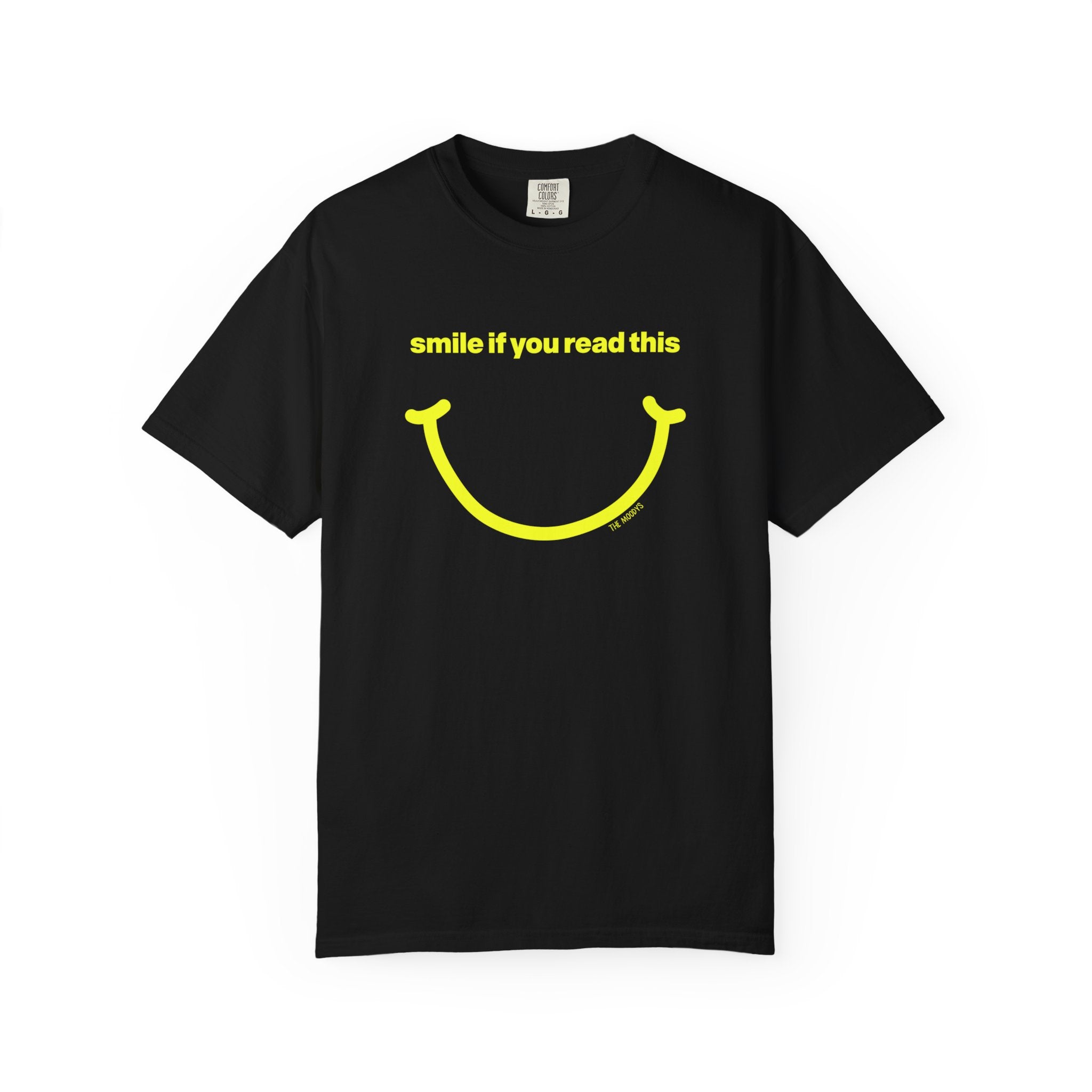 smile if you read this t-shirt
