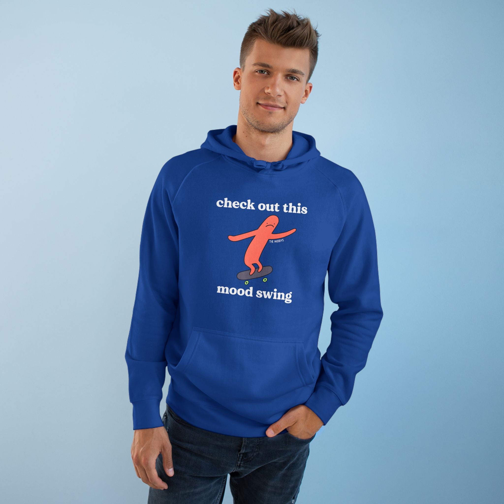 check out this mood swing - unisex hoodie