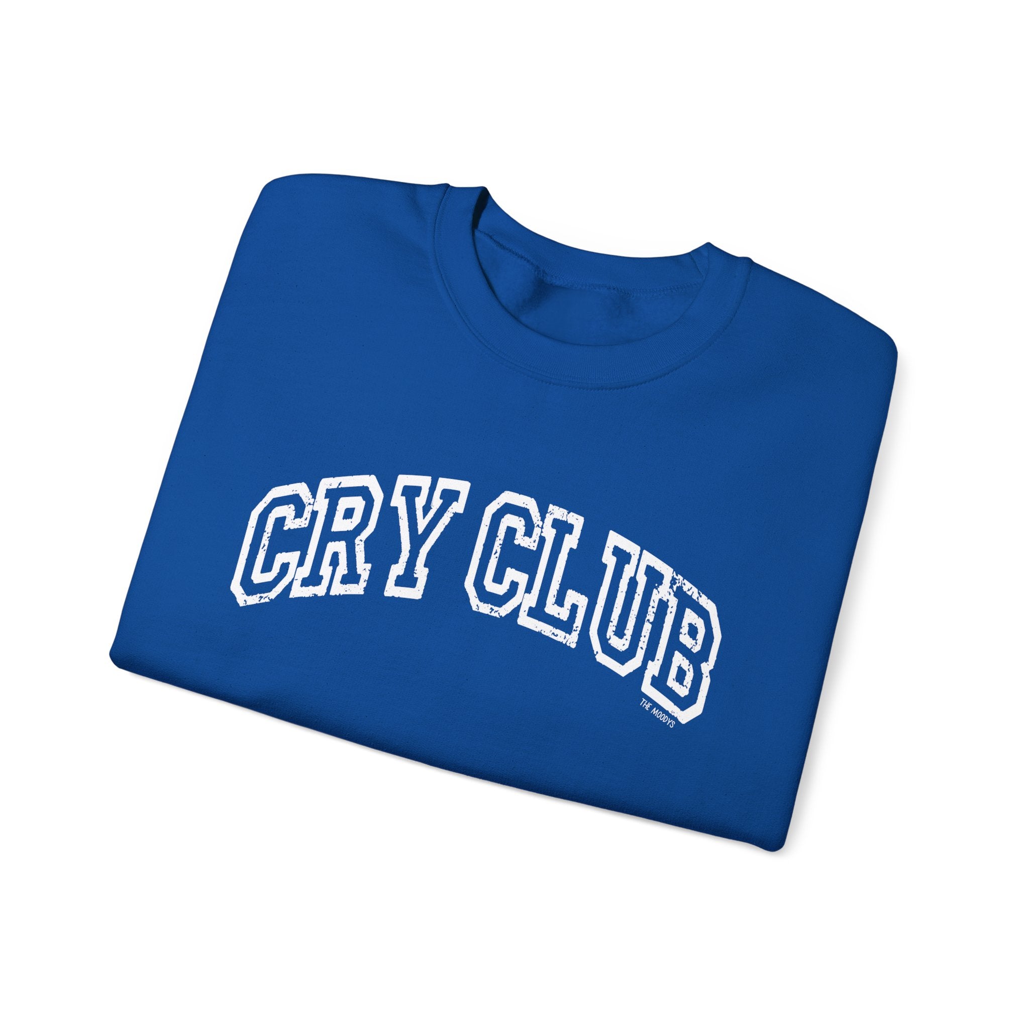 cry club crewneck sweatshirt