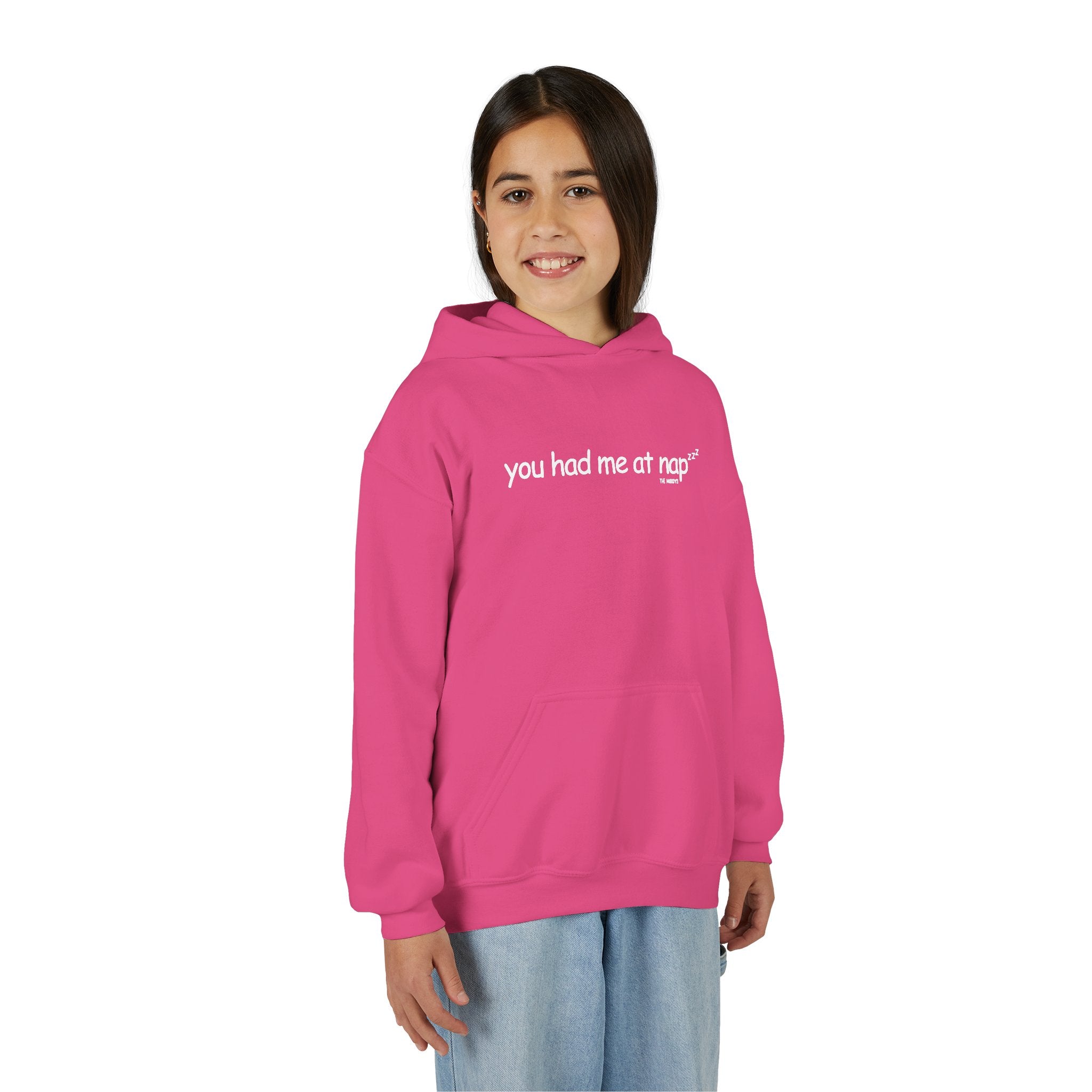 YOU HAD ME AT NAP YOUTH HOODIE
