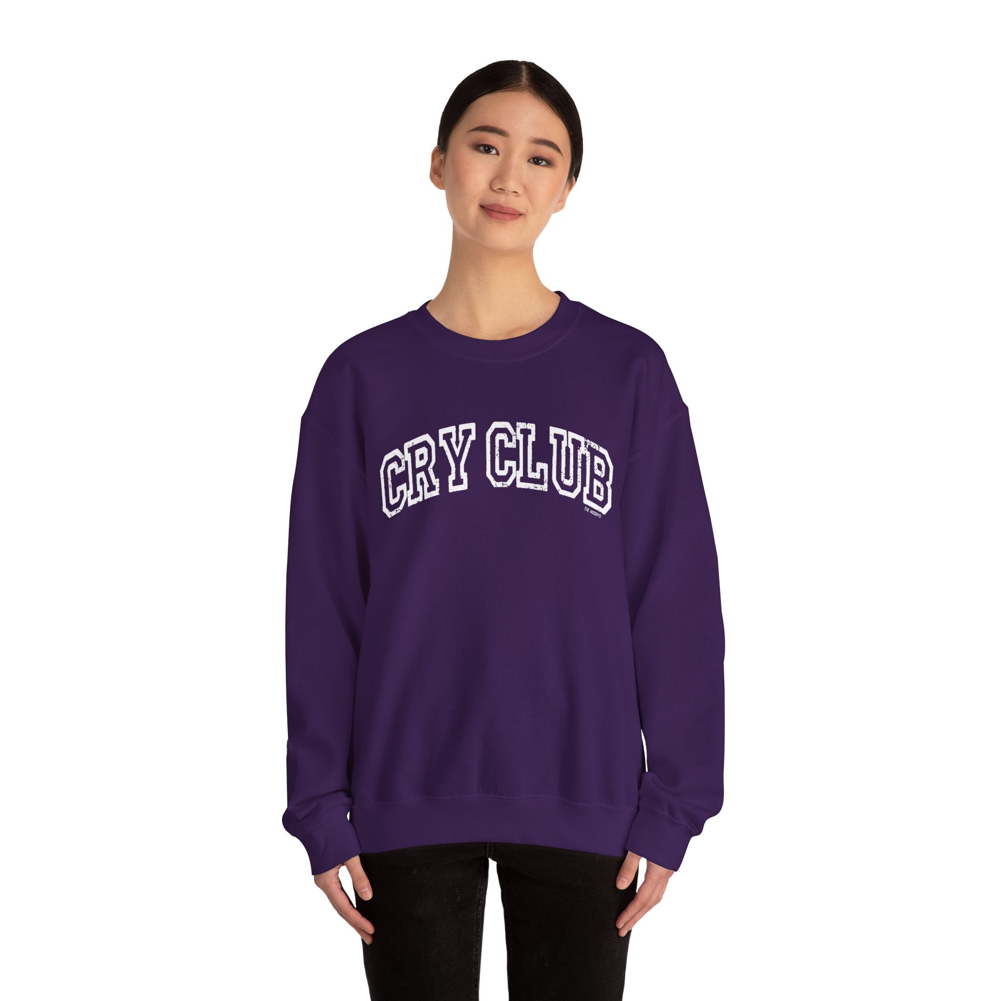cry club crewneck sweatshirt