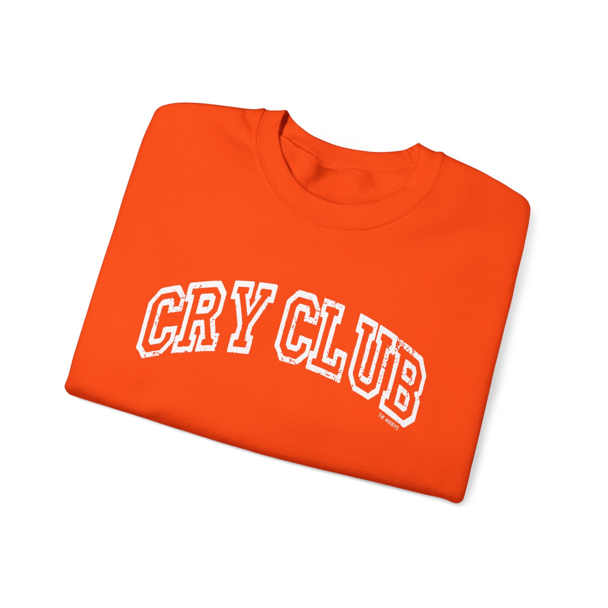 cry club crewneck sweatshirt