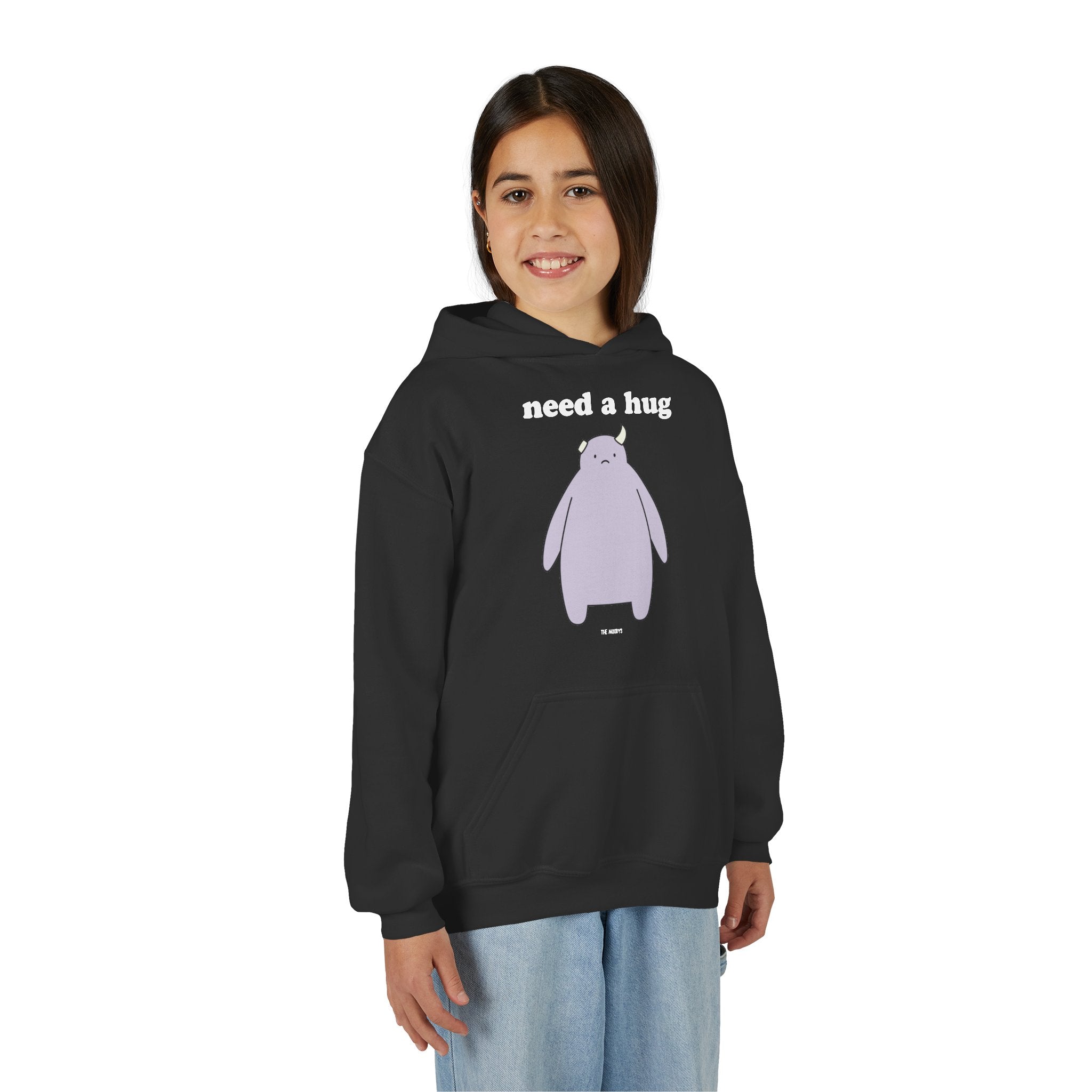 NEED A HUG YOUTH HOODIE