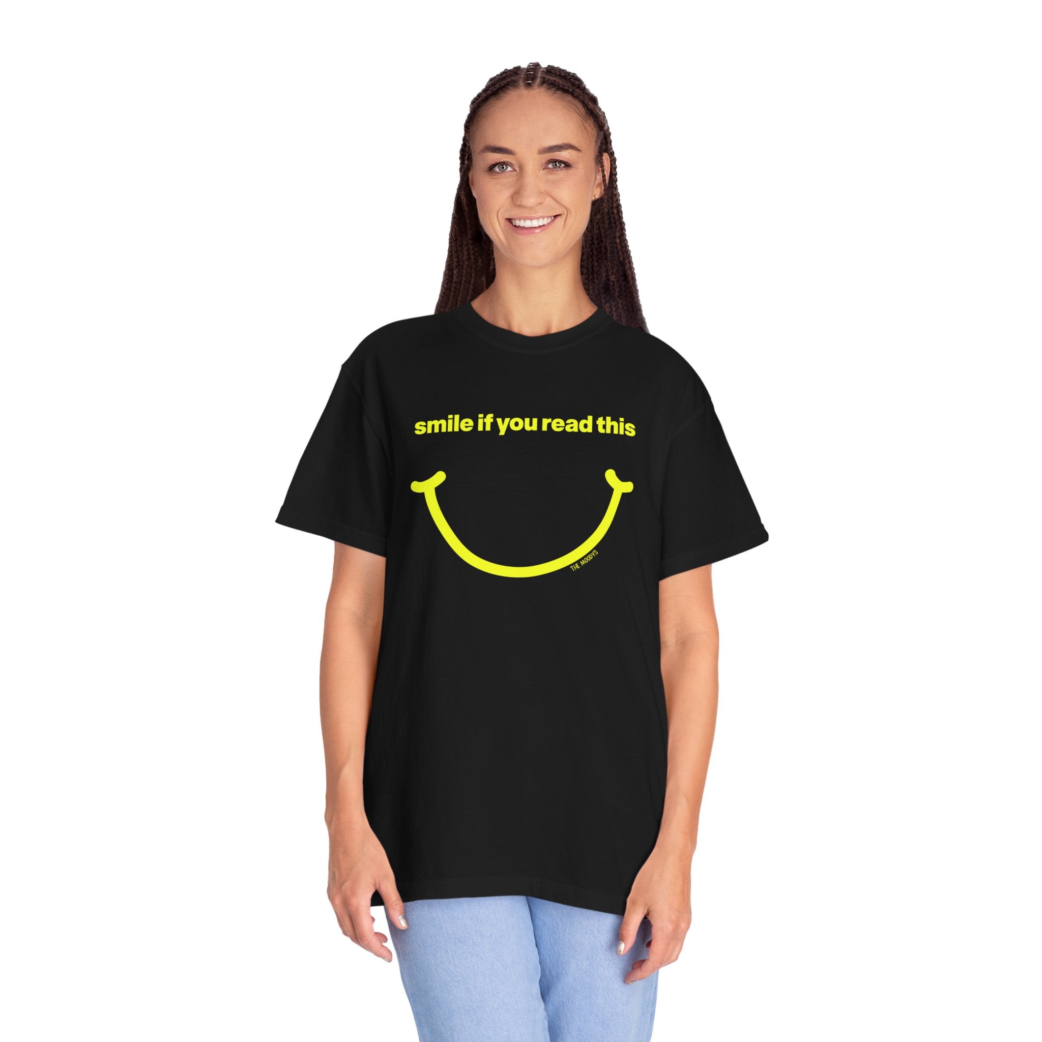 smile if you read this t-shirt