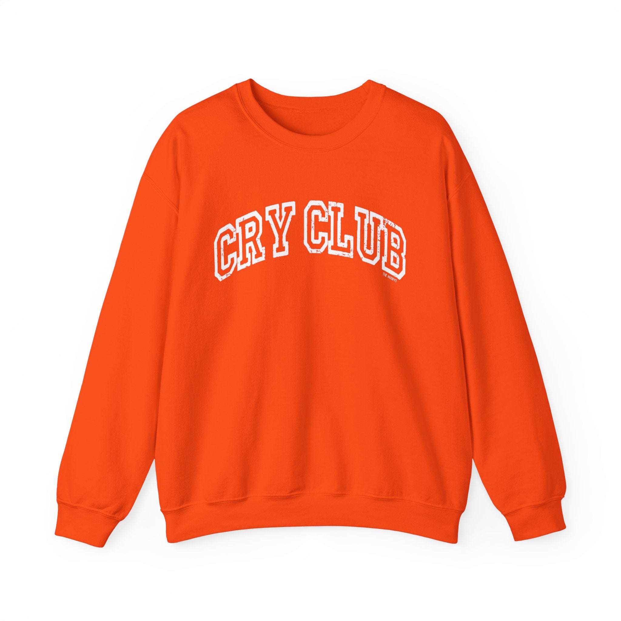 cry club crewneck sweatshirt