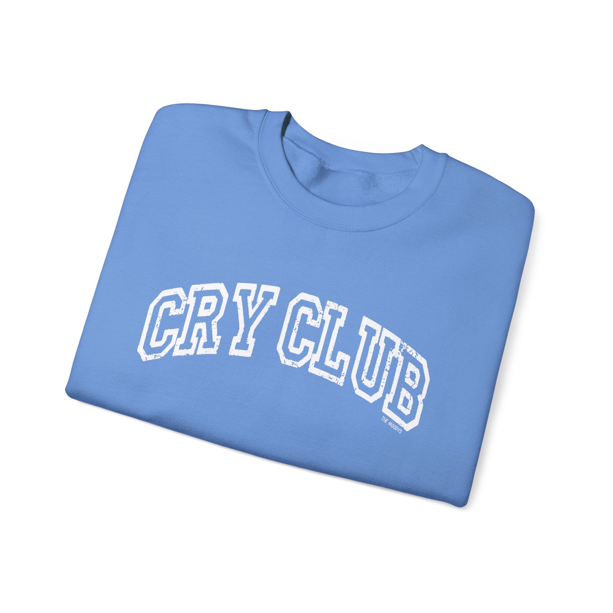 cry club crewneck sweatshirt