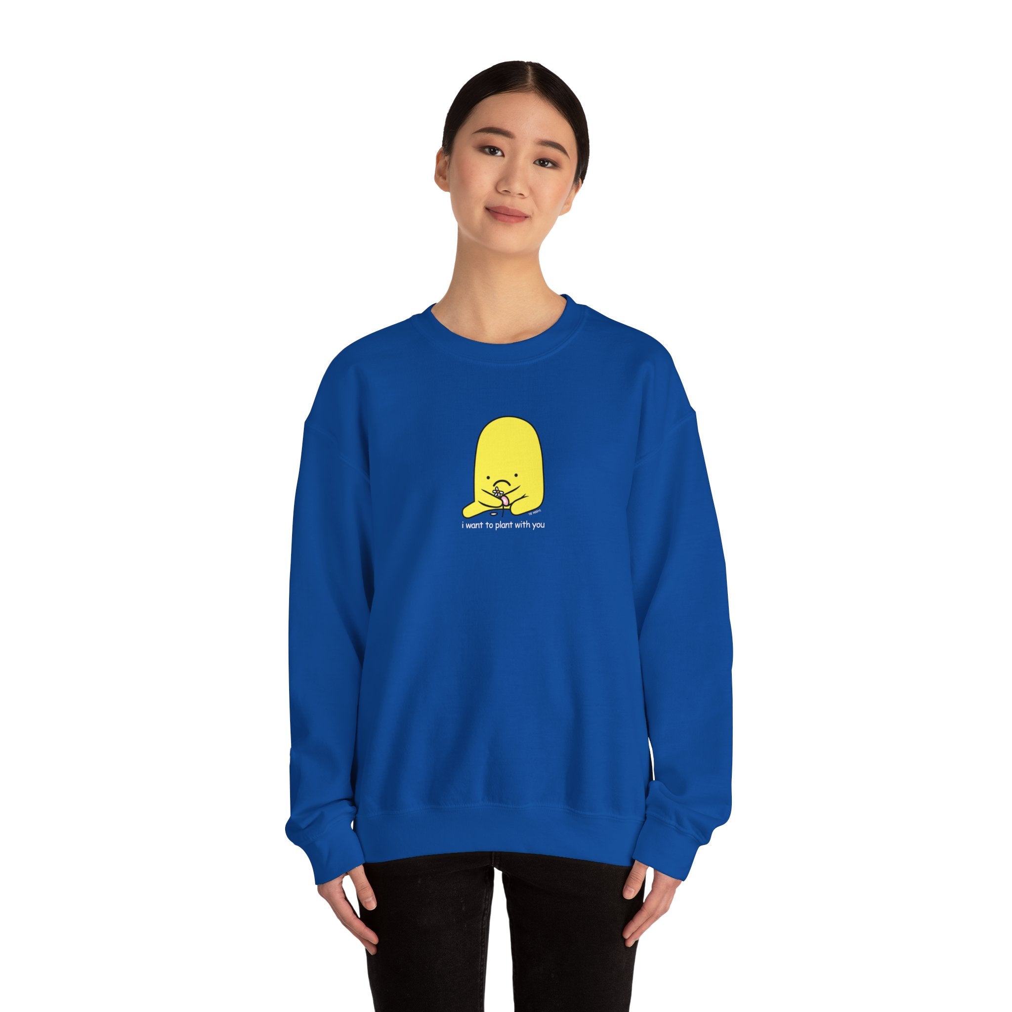i want to plant with you - crewneck sweatshirt - unisex