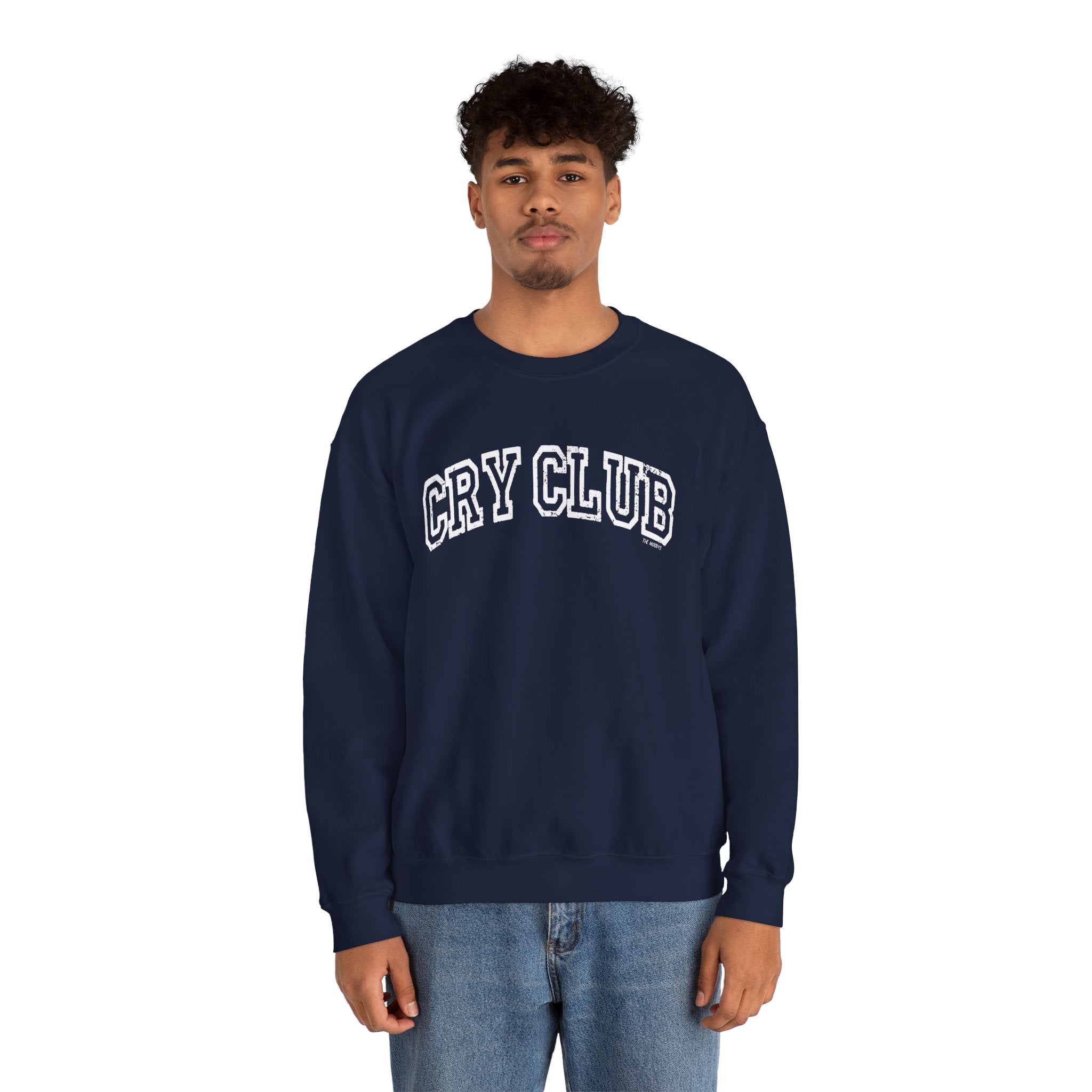 cry club crewneck sweatshirt