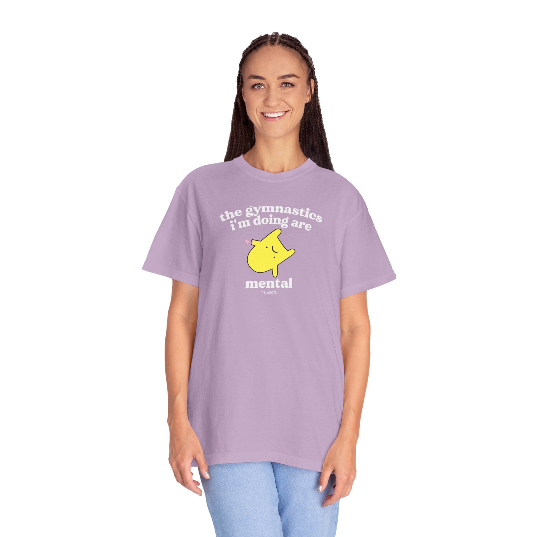 the gymnastics i'm doing are mental t-shirt