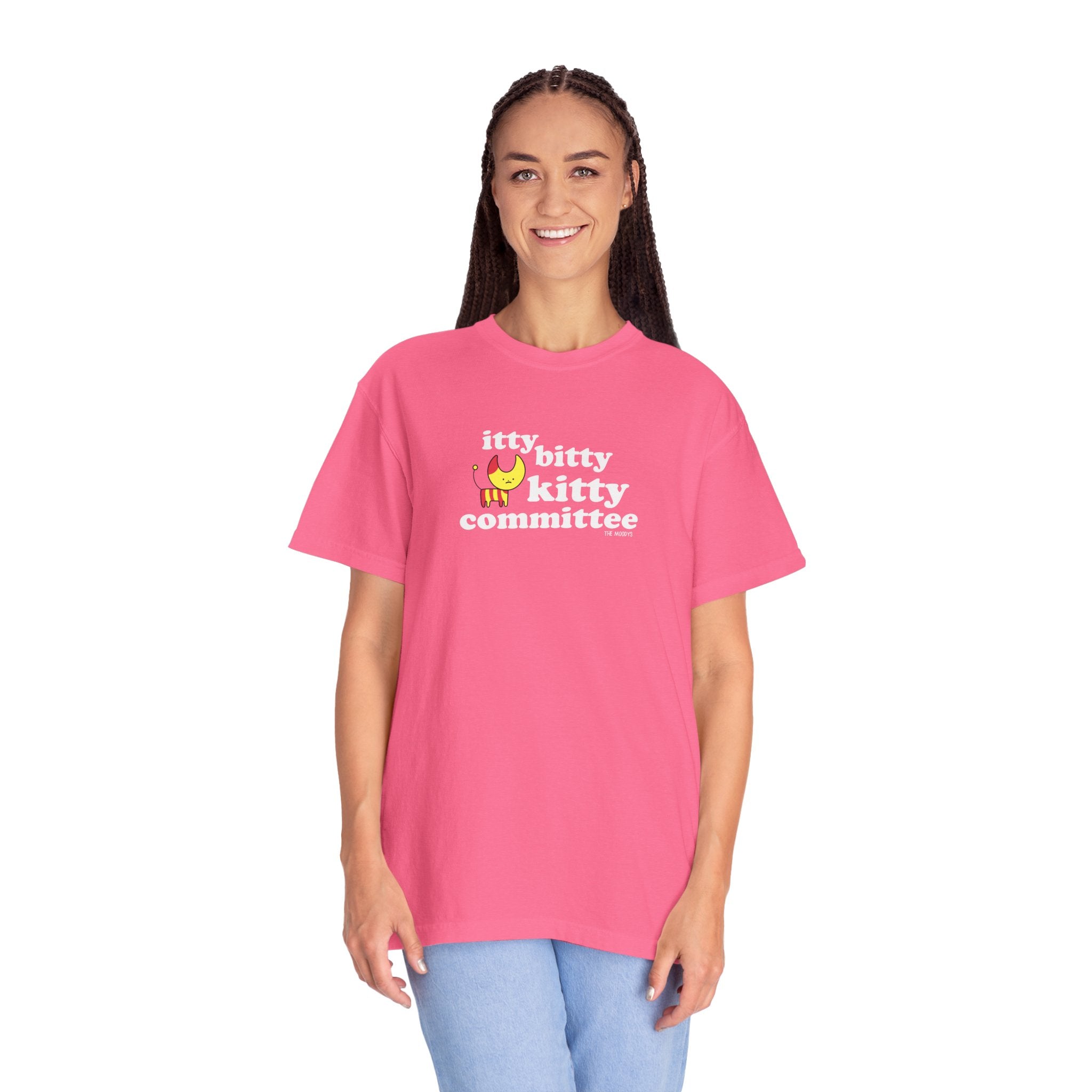 itty bitty kitty committee t-shirt