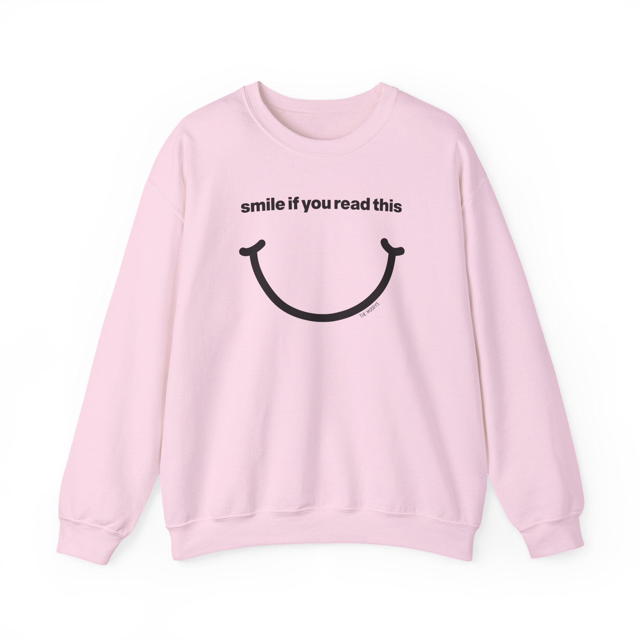 smile if you read this - crewneck sweatshirt - unisex