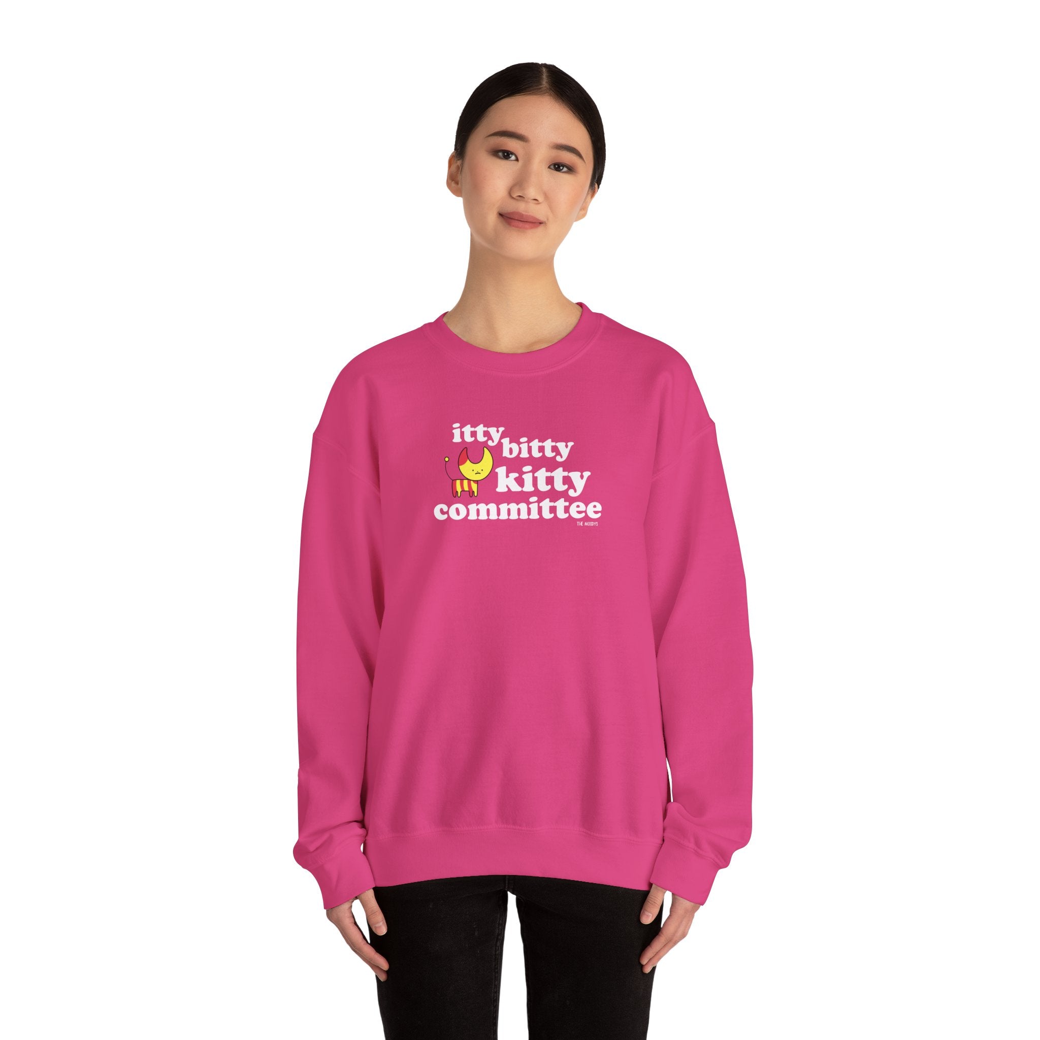 itty bitty kitty committee - crewneck sweatshirt - unisex