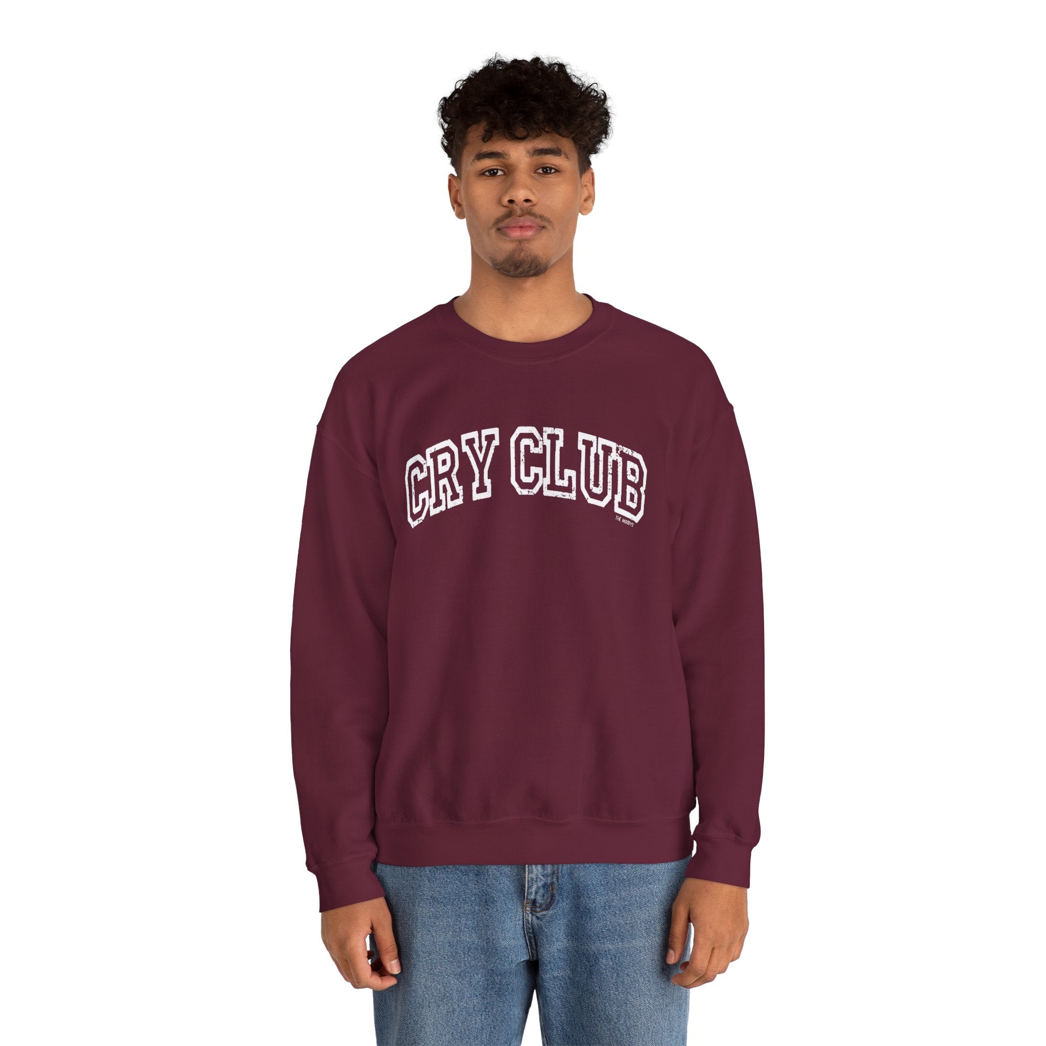 cry club crewneck sweatshirt