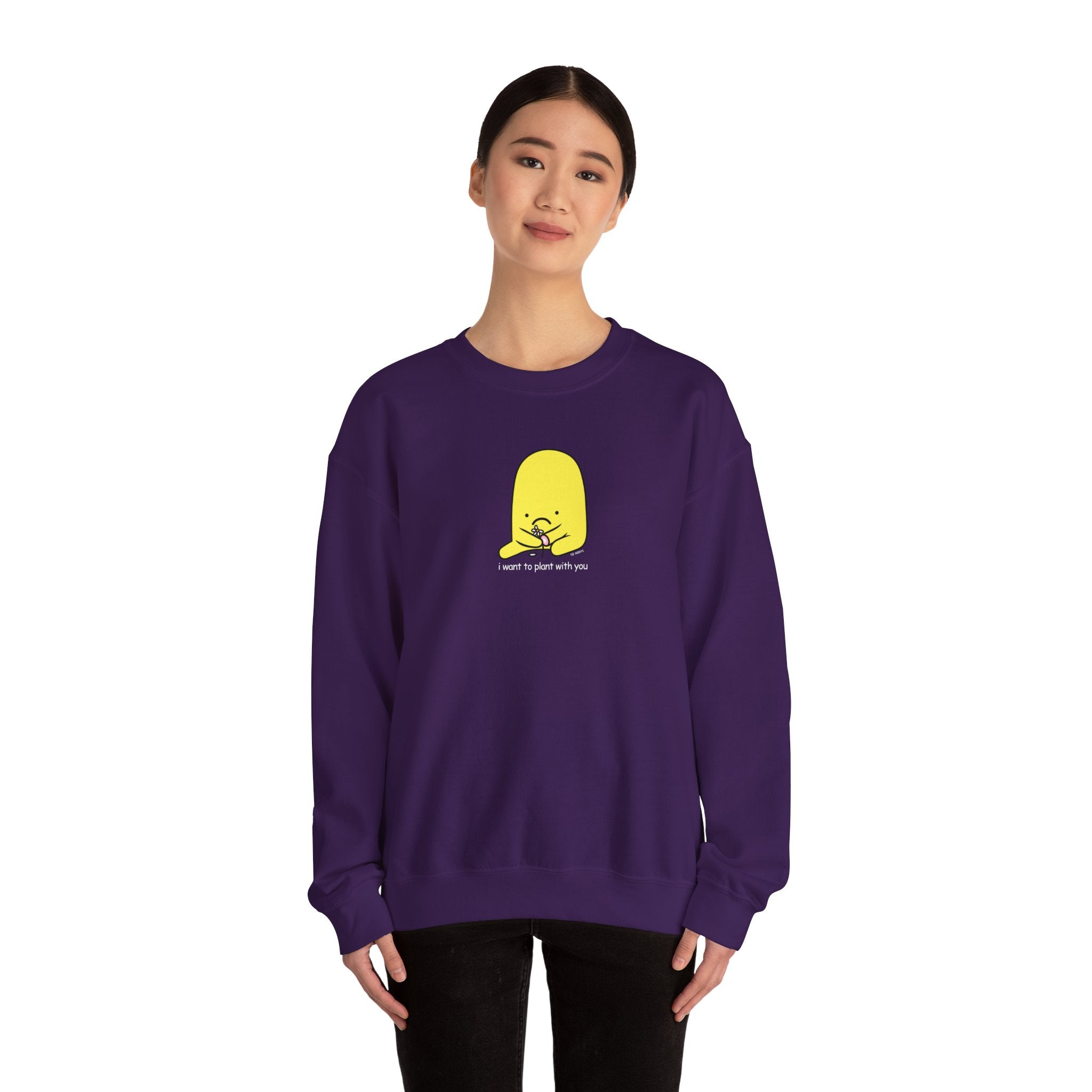 i want to plant with you - crewneck sweatshirt - unisex
