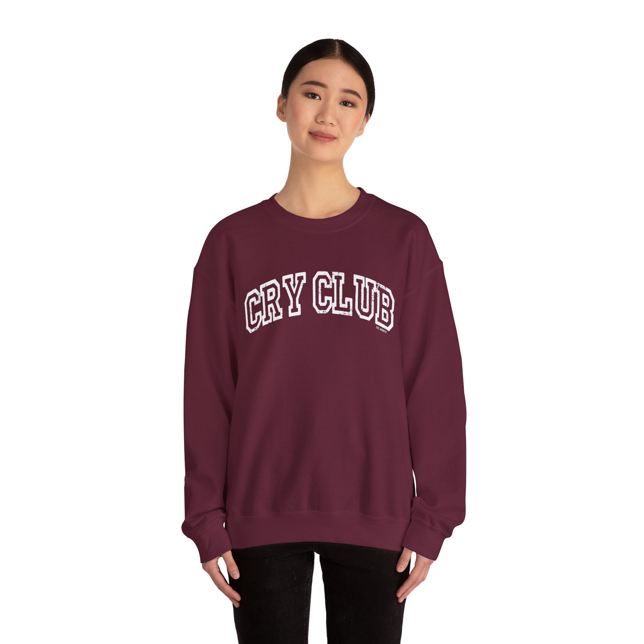 cry club crewneck sweatshirt