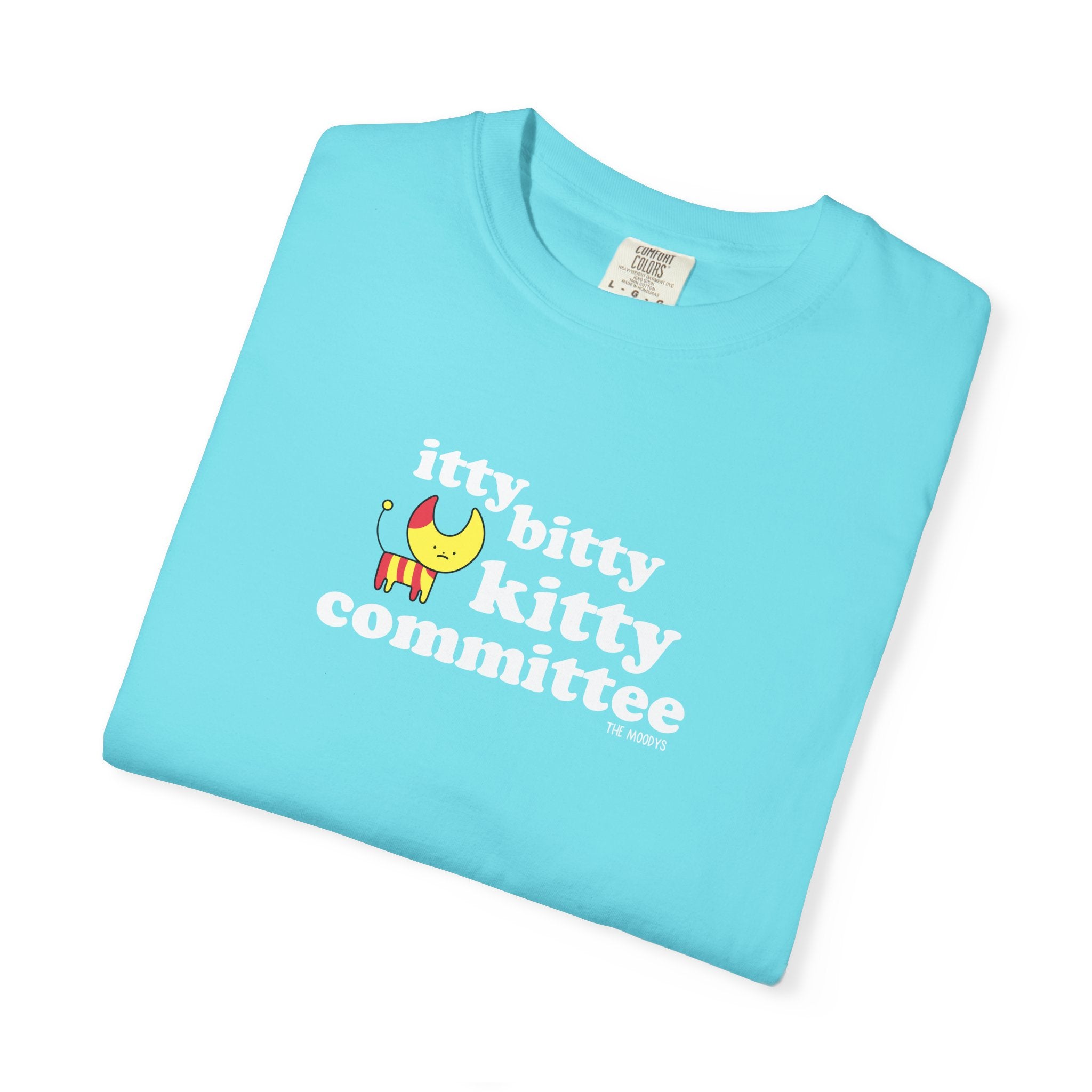 itty bitty kitty committee t-shirt