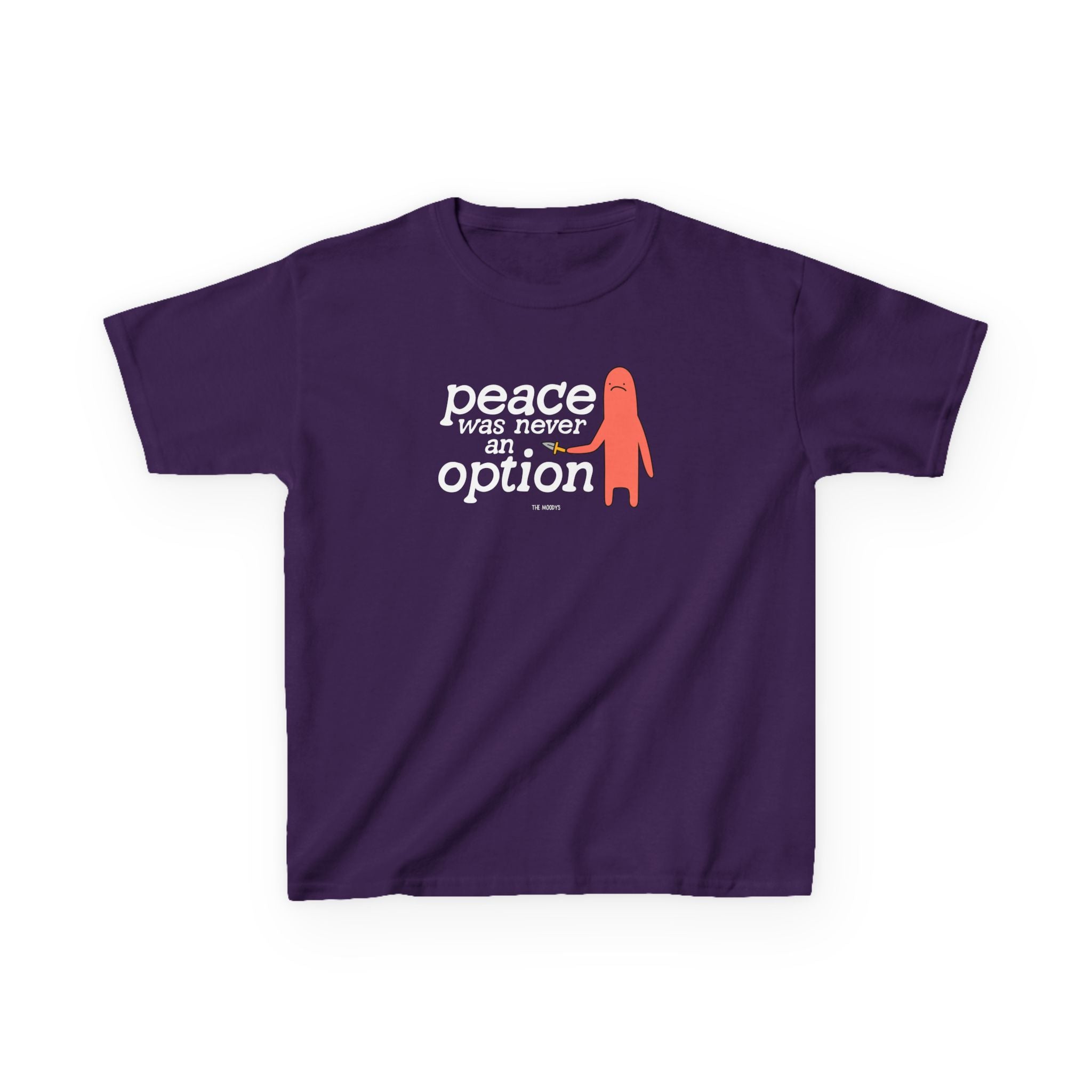 PEACE WAS NEVER AN OPTION YOUTH T-SHIRT