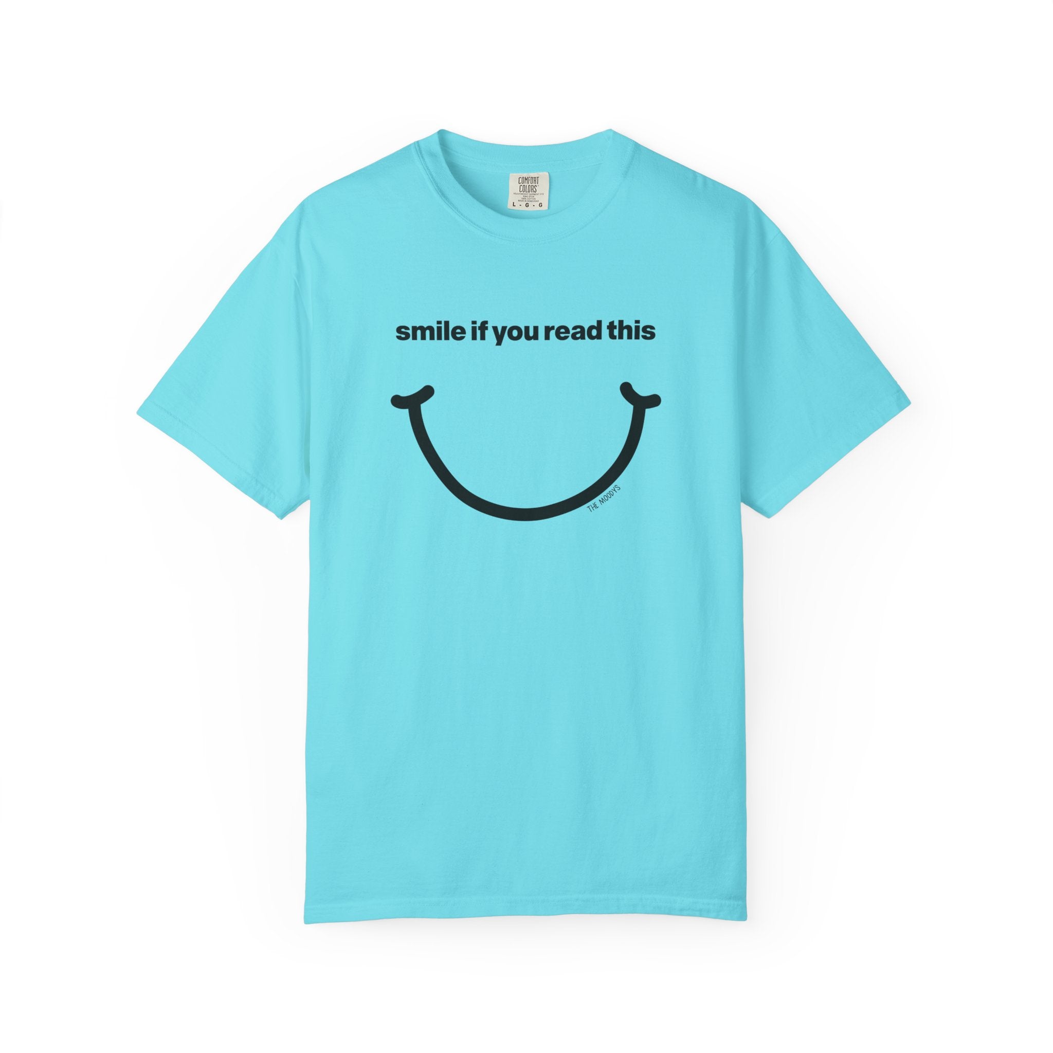 smile if you read this t-shirt