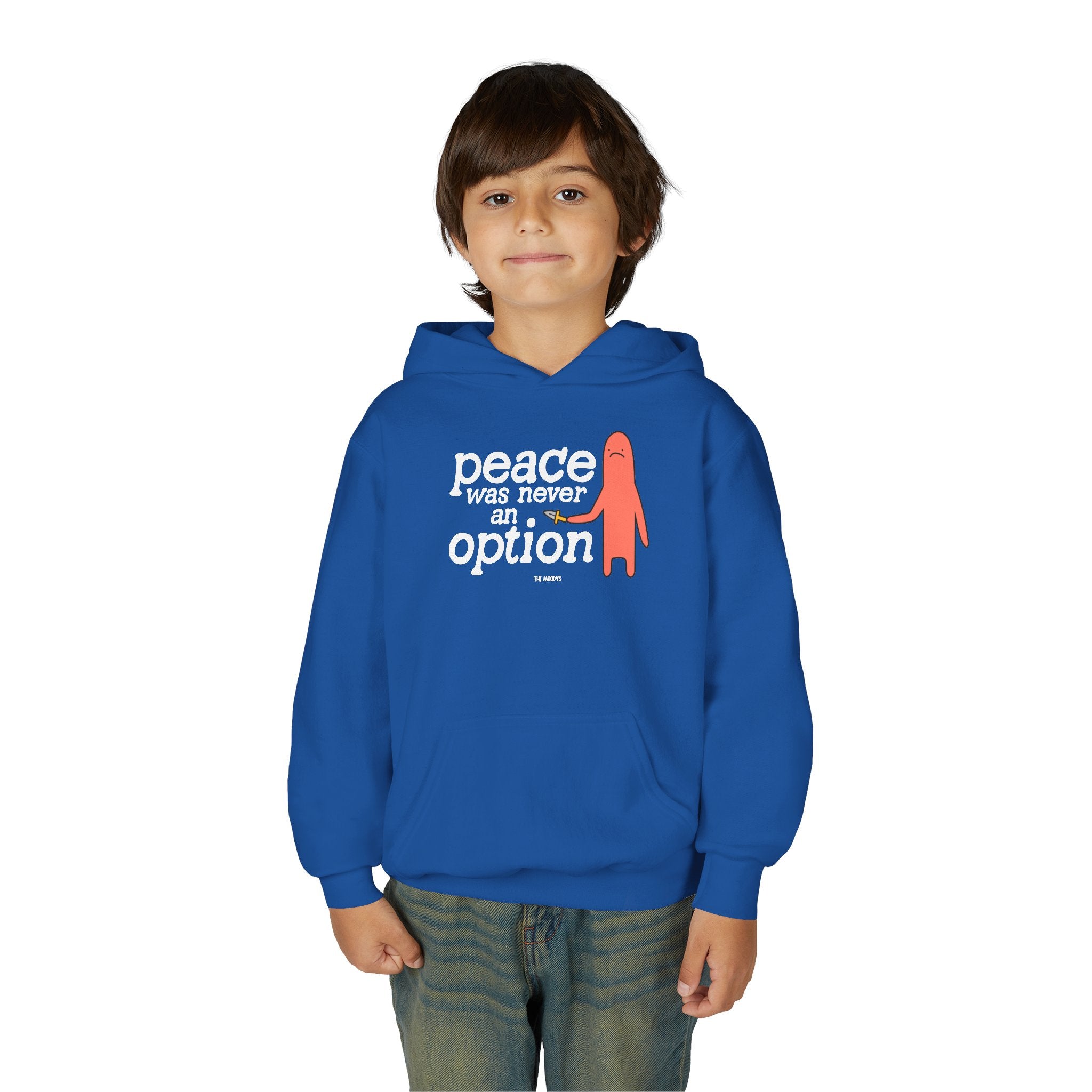 PEACE WAS NEVER AN OPTION YOUTH HOODIE