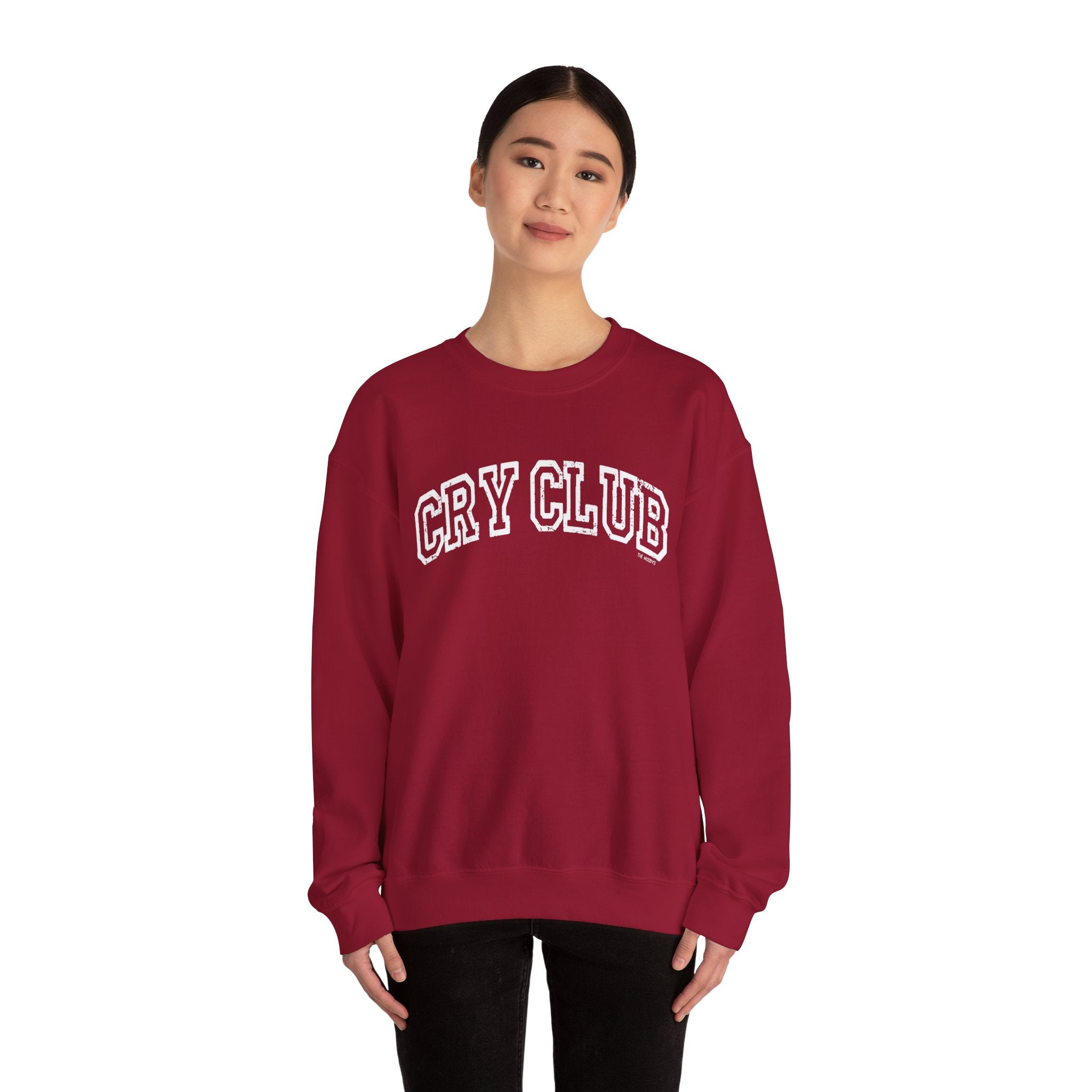 cry club crewneck sweatshirt