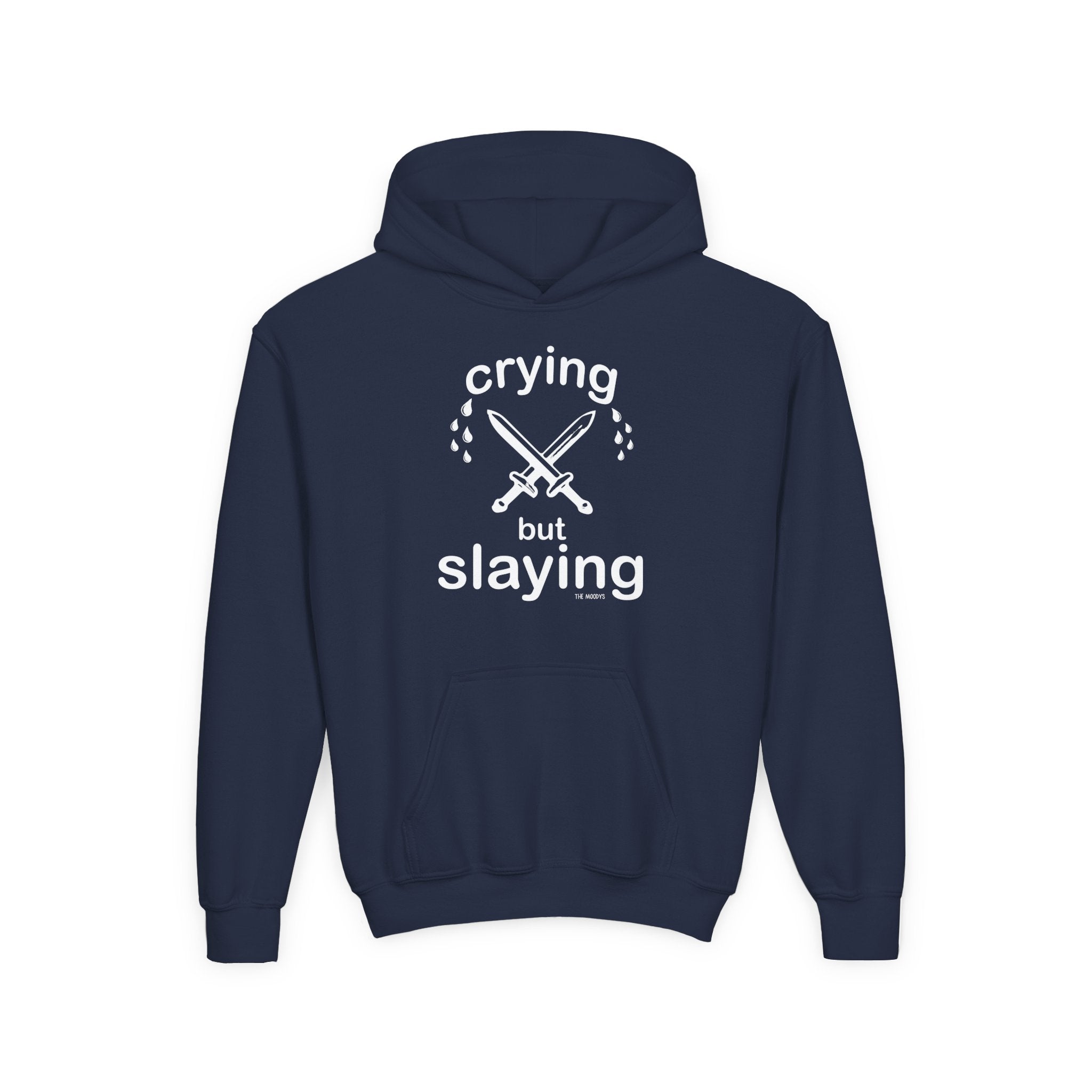 CRYING BUT SLAYING YOUTH HOODIE