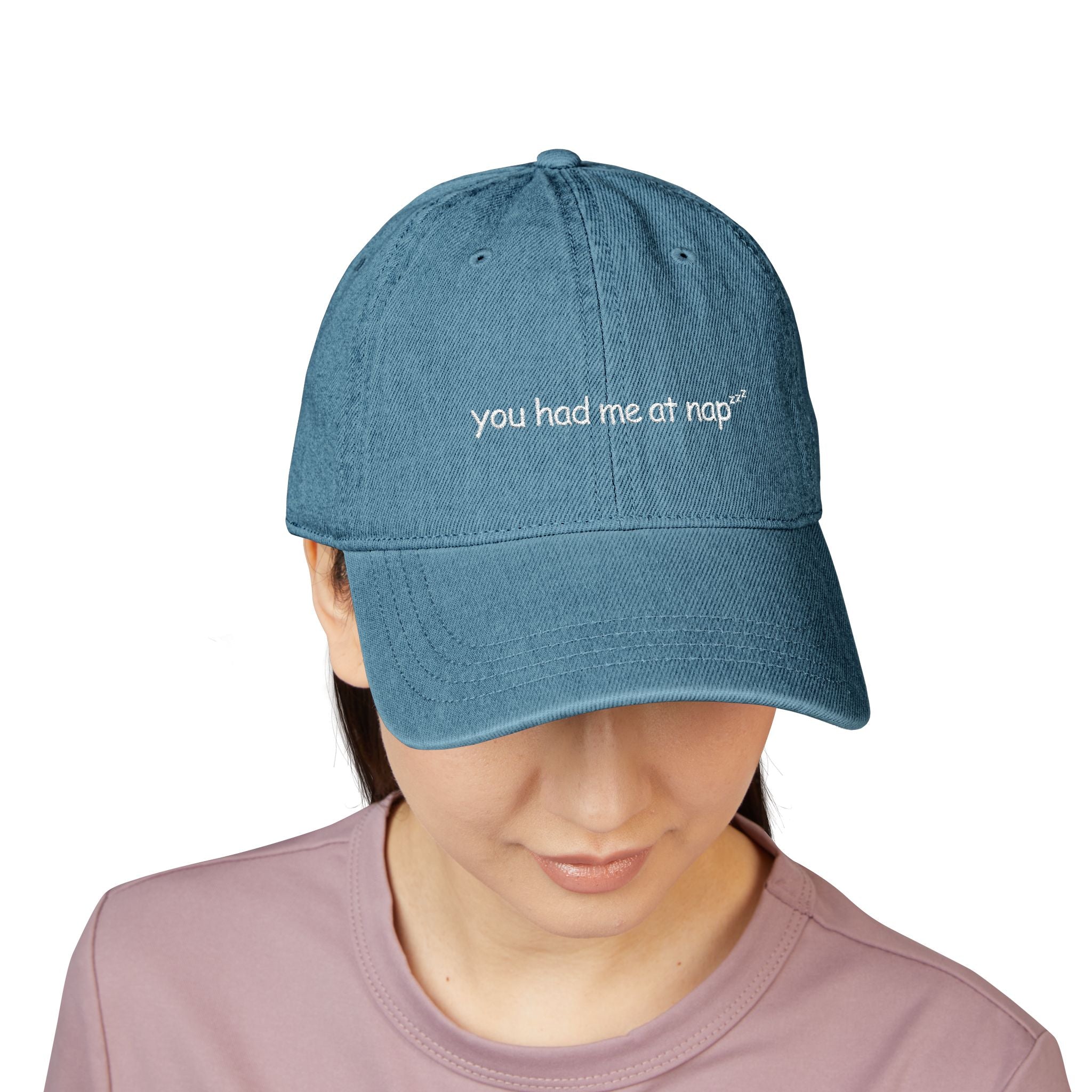 nap - denim dad hat (embroidery)